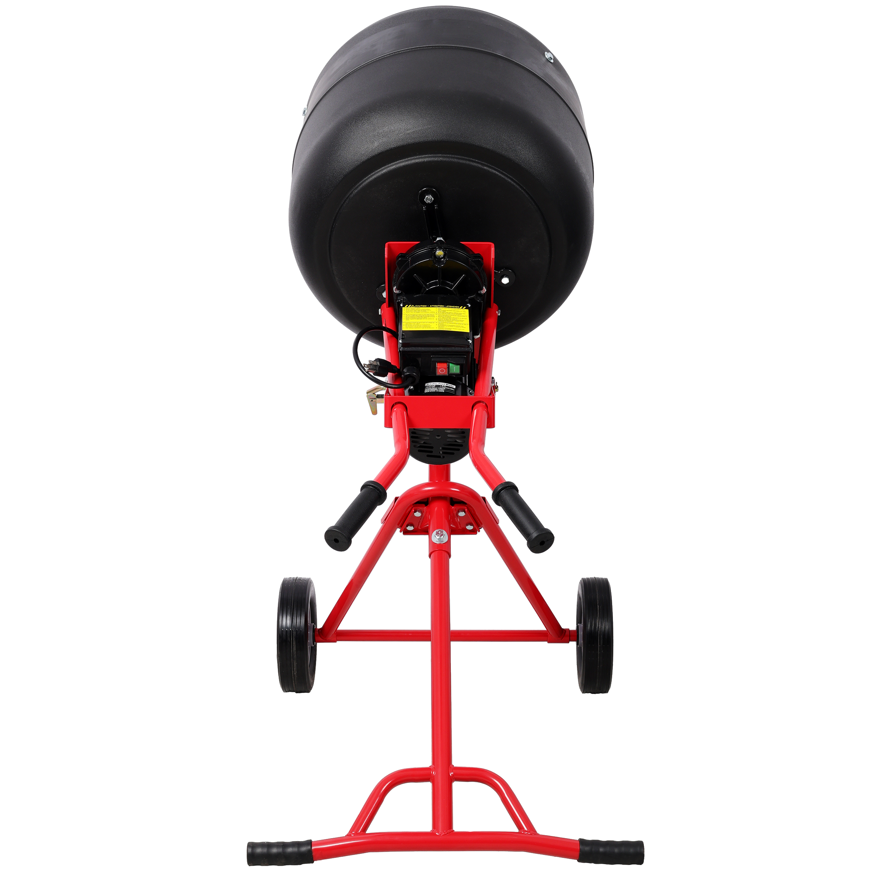 4.0 CUFT 110L Portable Electric Concrete Mixer, Heavy Duty Power Cement Mixing Machine For Mortar, Poly Drum 110V 60Hz  ETL Certificated