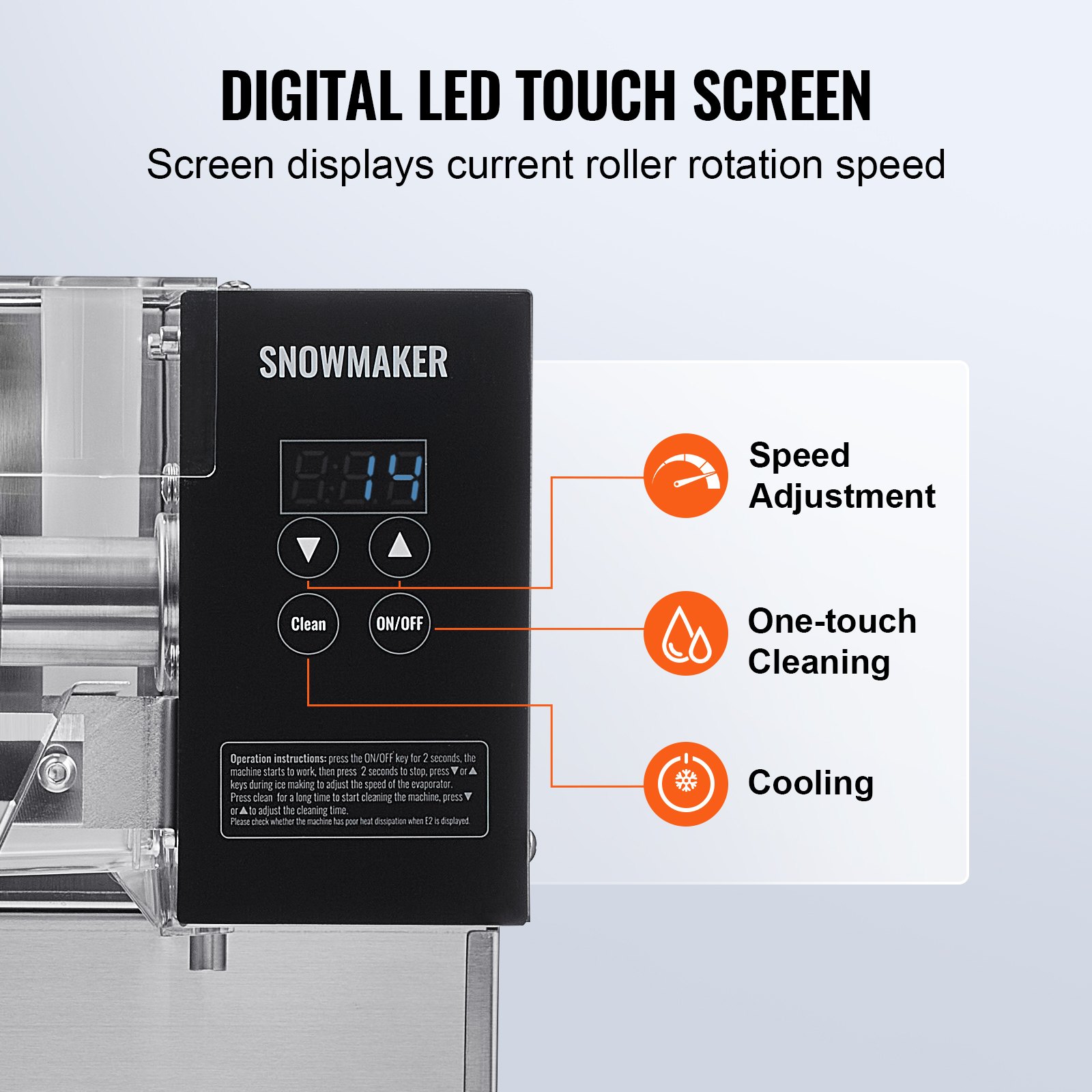 Professional Snow Cone Maker Commercial Ice Shaving Machine_voghion.com