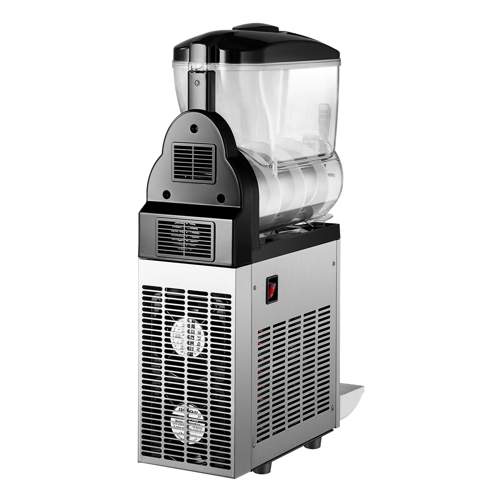 Machine À Granité Professionnelle 12l Bac Unique Pour Café Restaurant_voghion.com
