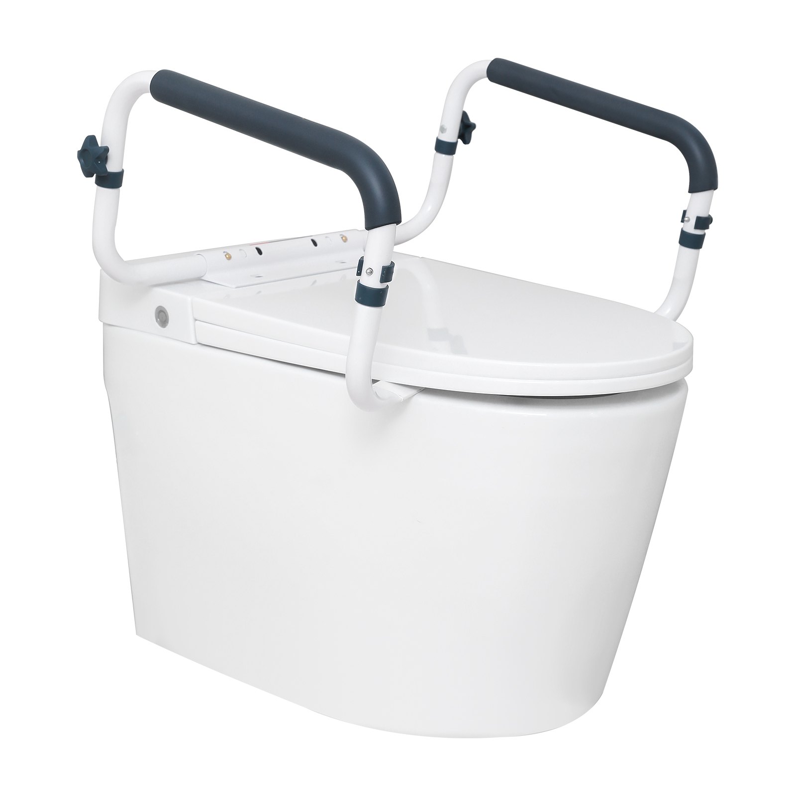 Toiletten-Haltegriff – Verstellbare Breite 410–510 mm, Tragkraft 136 kg, robuster Toiletten-Haltegriff für Stabilität und Sicherheit_voghion.com