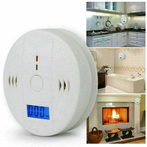 LCD Display CO Carbon Monoxide Gas Detector Device Home Safety Alarm Detector (Logistics Only For USPS.TK/TMEU Only For Self-pickup) 5