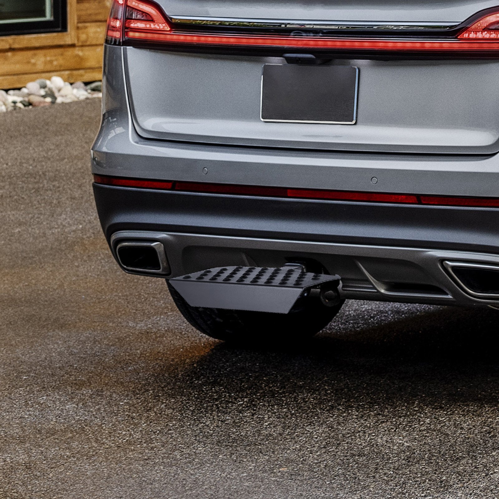 Robuste Anhängerkupplungsstufe für 50,8-mm-Aufnahme, 158,7 kg Tragfähigkeit, Heckstoßstangenschutz mit Bolzenverriegelung, 385 mm Länge für Lkw, SUVs und Pickups_voghion.com