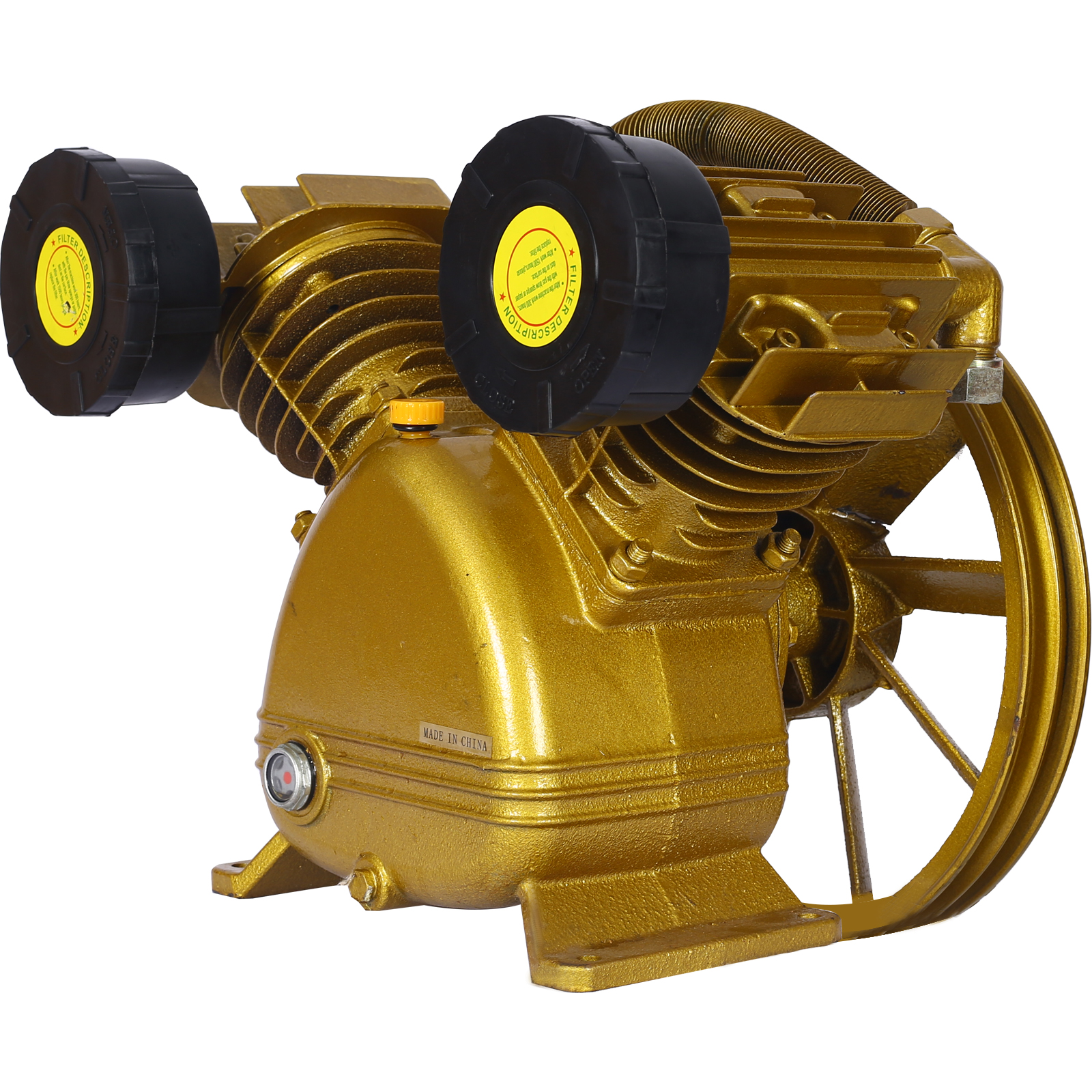 5.5HP  Air Compressor  Head 21CFM  ,115 PSI V-Type Dual-Cylinder Air Compressor  Head 2PISTON 3