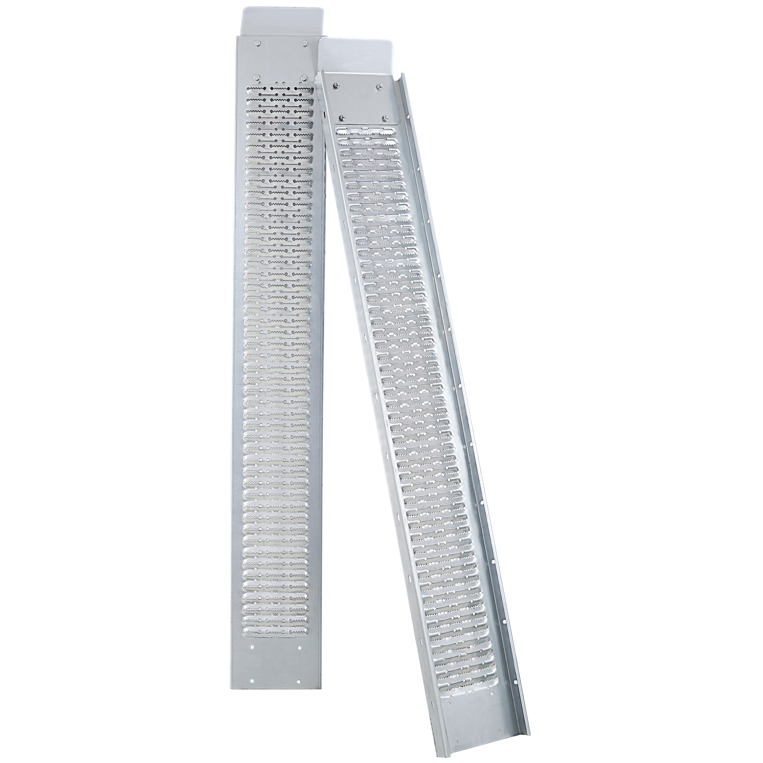 69 L Loading Ramps, 960lbs Capacity Loading Ramps For Pickup Trucks, Steel Motorcycle Ramp, Dirt Bike Ramp For Truck, Lawn Mower, Snowblower, ATV, Quad, Pack Of 2 ,with 4pcs Pedal 3