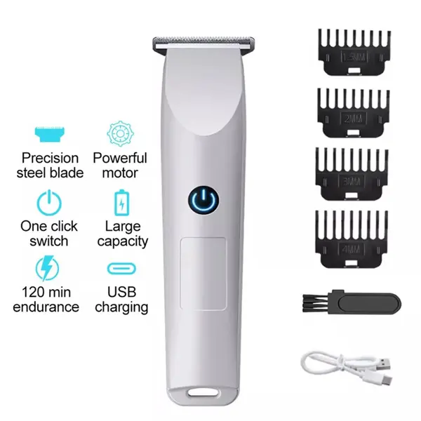 Men Pro Electric Hair Clippers Beard Trimmer