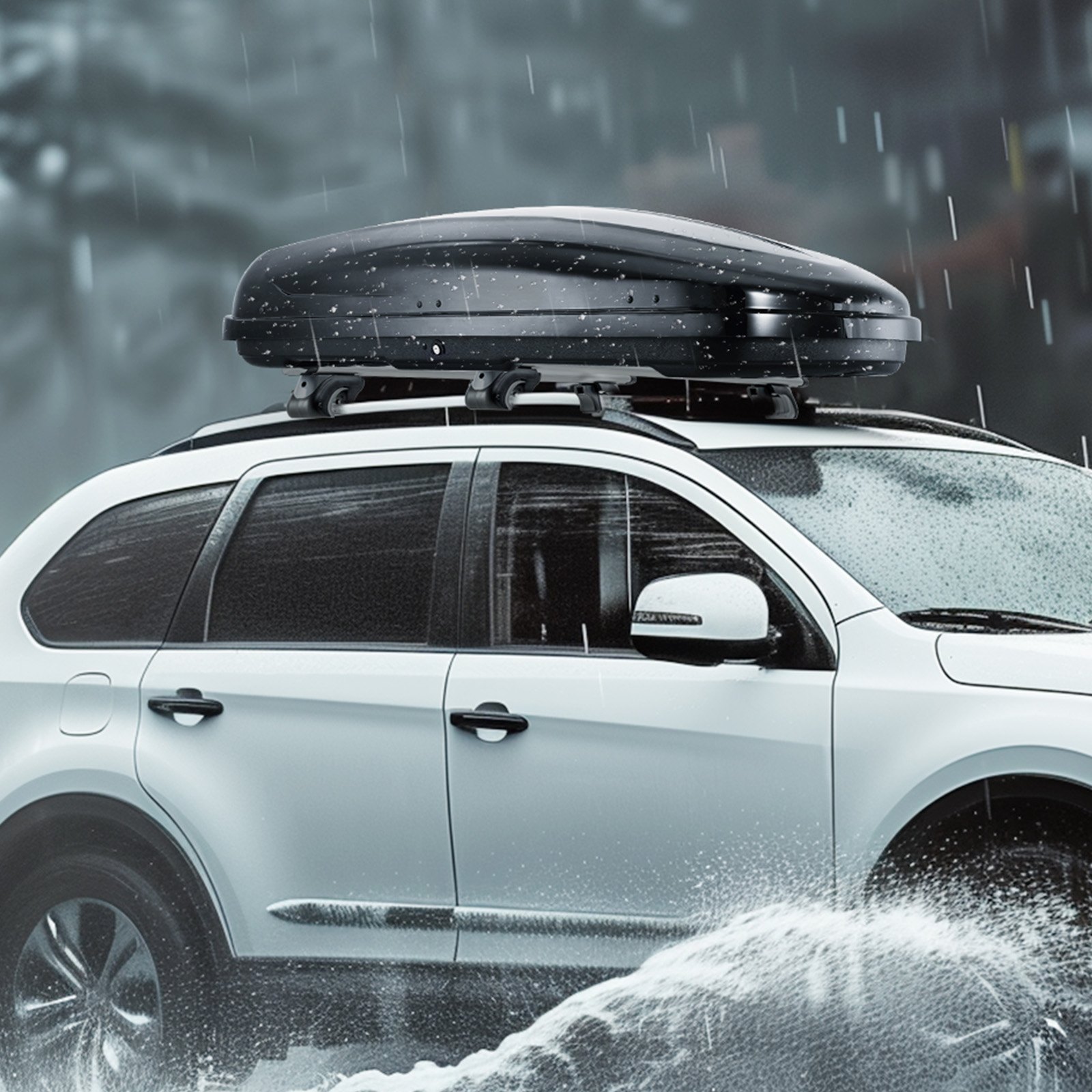 Auto Dachbox Dachkoffer Für Suvs 370 Liter Mit Öffnung_voghion.com