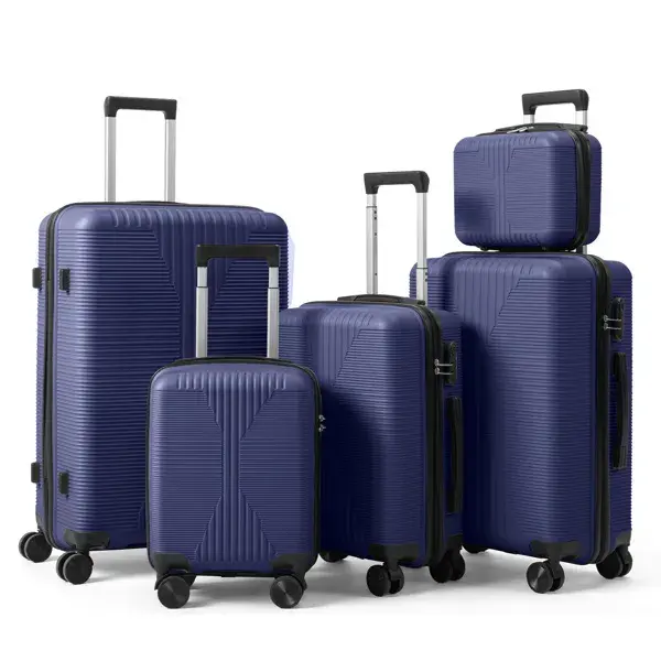 Non-TSA Customs Lock 5-in-1 PP Trolley Case