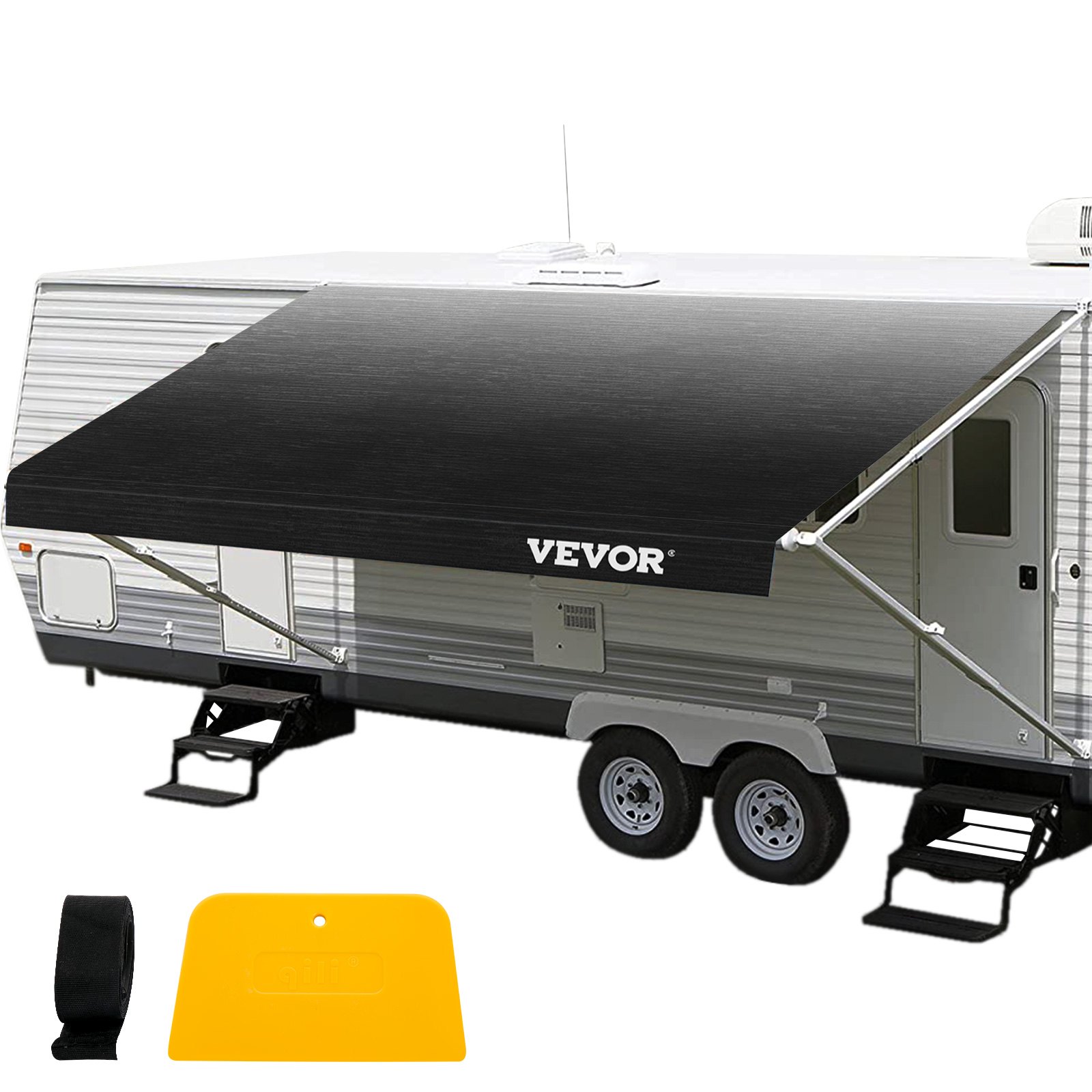 VEVOR Wohnmobil-Markisen-Ersatzstoff, hochwertiges wasserdichtes Vinyl, universeller Außenmarkisen-Ersatz für Wohnmobile, Anhänger und Camper_voghion.com
