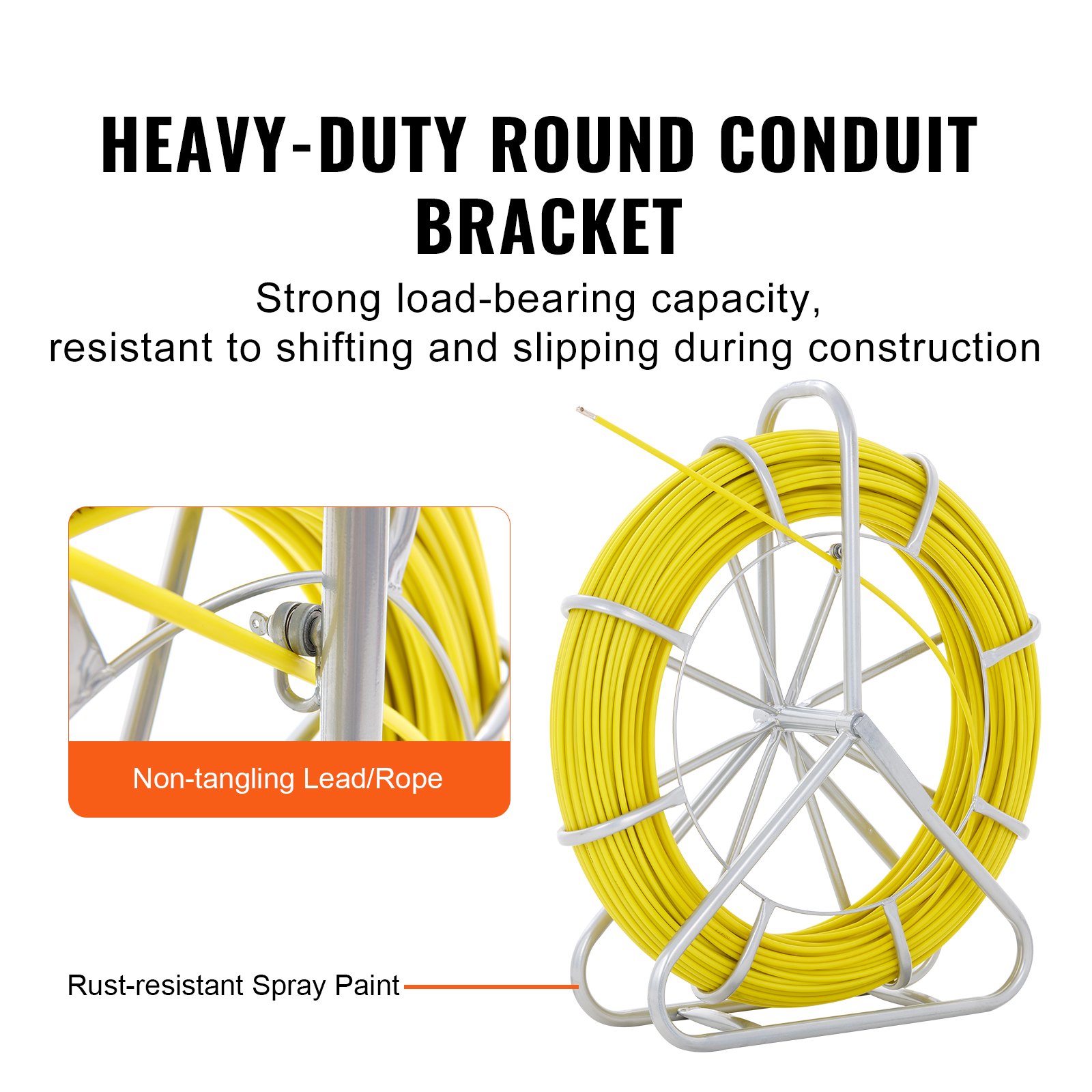 Fish Tape Puller Fiberglas 183 M 7,9375 Mm Wire Cable Running Duct Rodder 4