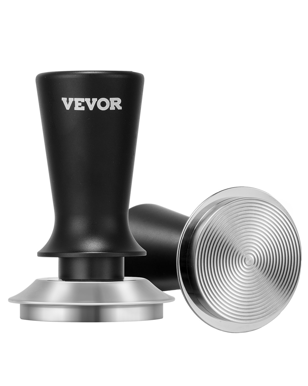 Espresso-Tamper – 53 mm, federbelasteter Kaffeetamper, 13,6 kg, für Espressomaschinen, Edelstahl mit rutschfestem Griff, Schwarz_voghion.com
