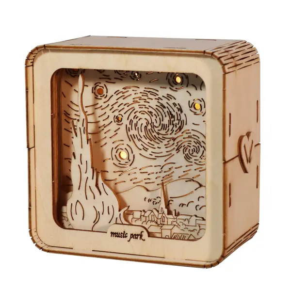 3D Wooden Puzzles For Adults Starry Sky