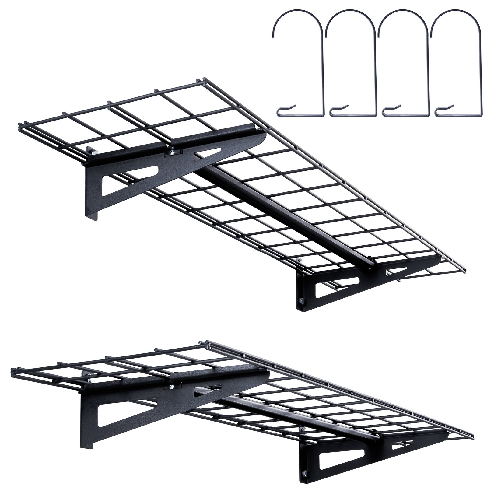 Garagenregal 1220x312x115mm Pro Schicht Werkzeugaufbewahrung 90,7 Kg Pro Schicht Werkzeughalter Wand 122 X 30,5 Cm Regalfläche Aufbewahrungsregale Metallregal Werkzeug Organizer Wandregale