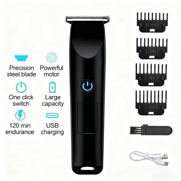 Men Pro Electric Hair Clippers Beard Trimmer