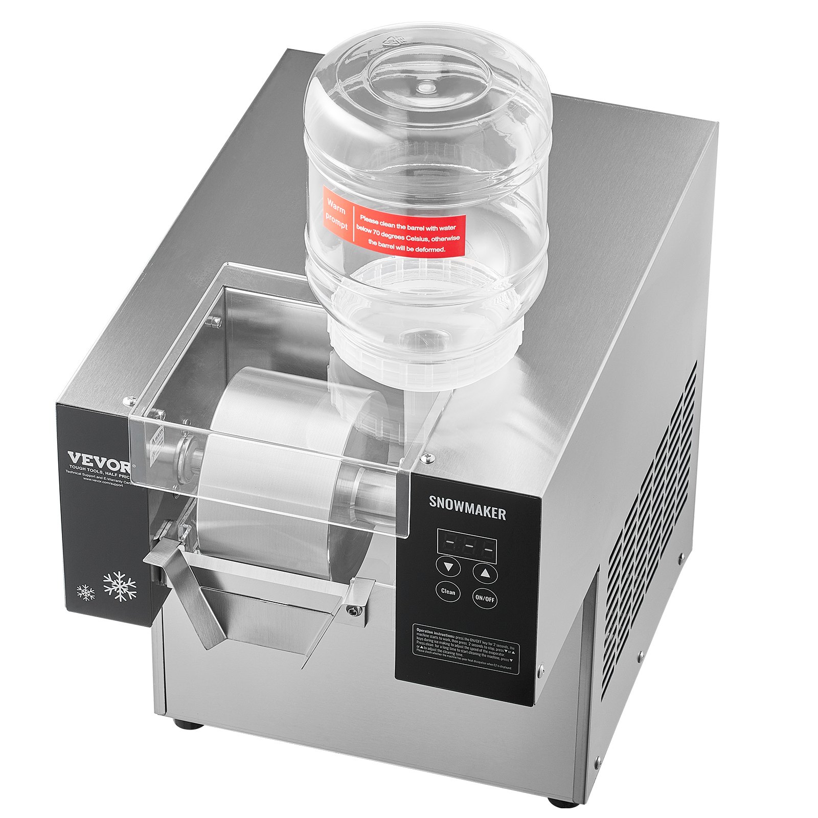 Professional Snow Cone Maker Commercial Ice Shaving Machine_voghion.com