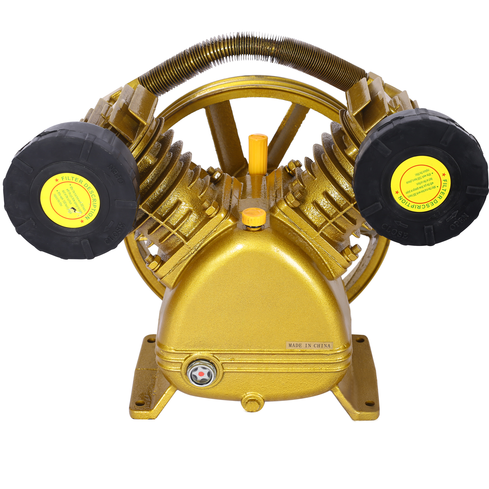 5.5HP  Air Compressor  Head 21CFM  ,115 PSI V-Type Dual-Cylinder Air Compressor  Head 2PISTON