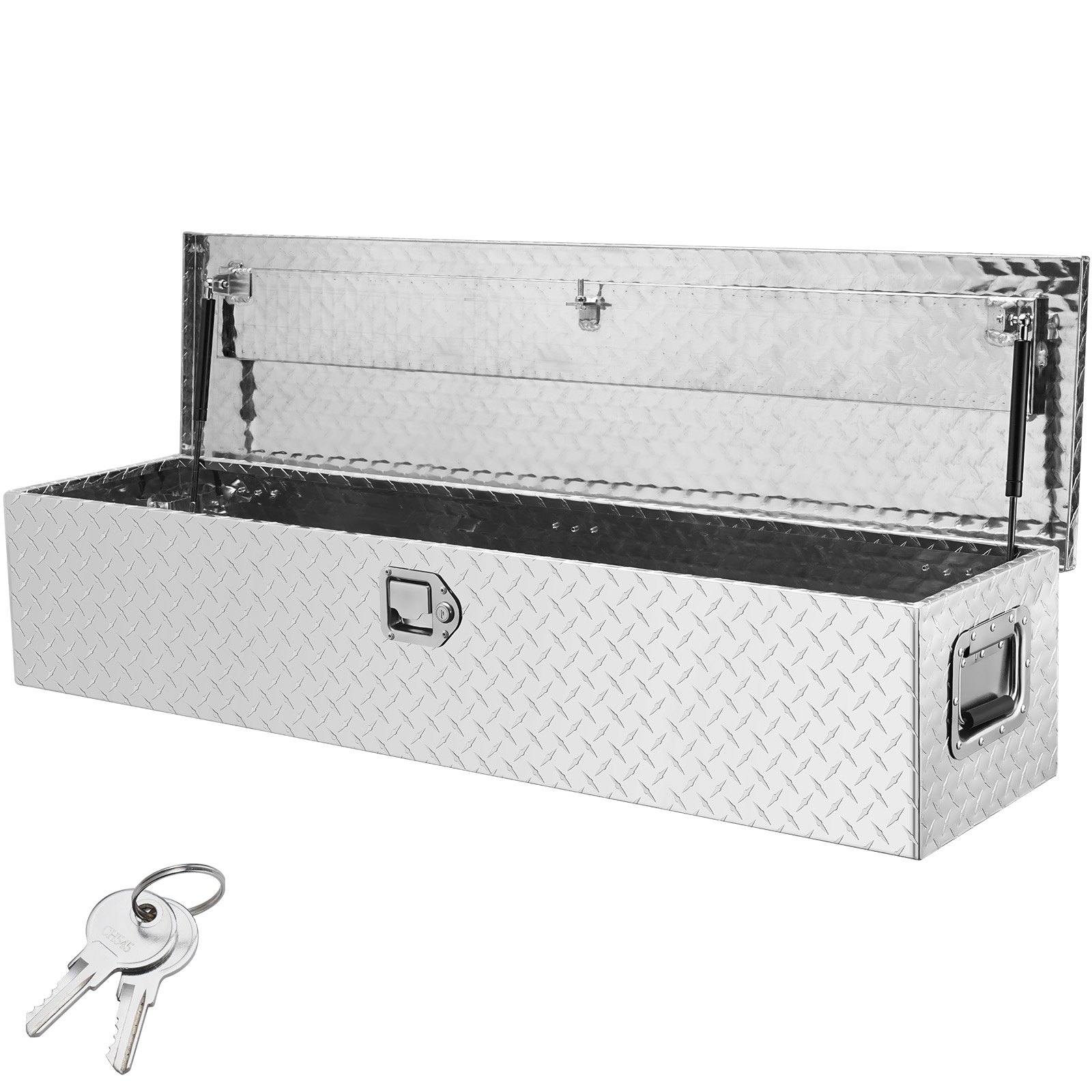 1219 X 381 X 381 Mm Werkzeugkasten Für Lkw-Ladefläche, Abschließbar 177 L Truckbox Werkzeugbox Aufbewahrungs-Werkzeugkasten, 50 Kg Tragfähigkeit Werkzeugkiste Organizer Für Wohnmobil, PKW Usw.