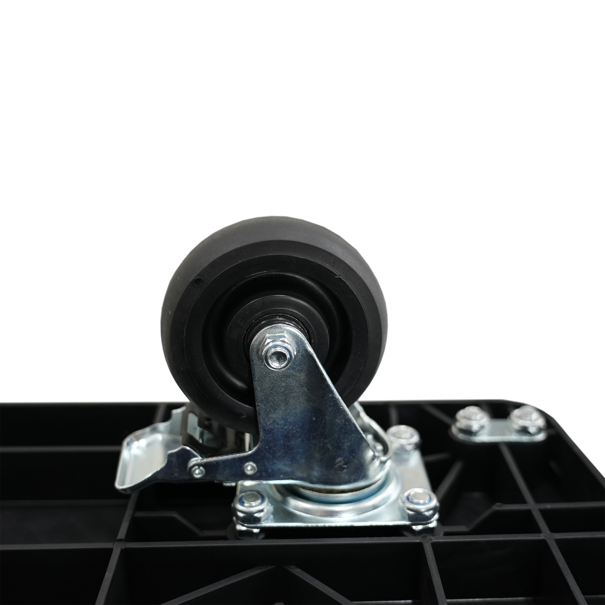 Foldable Platform Push Hand Truck Cart, 440 Lbs. Weight Capacity, 2 Swivel Brake Wheels