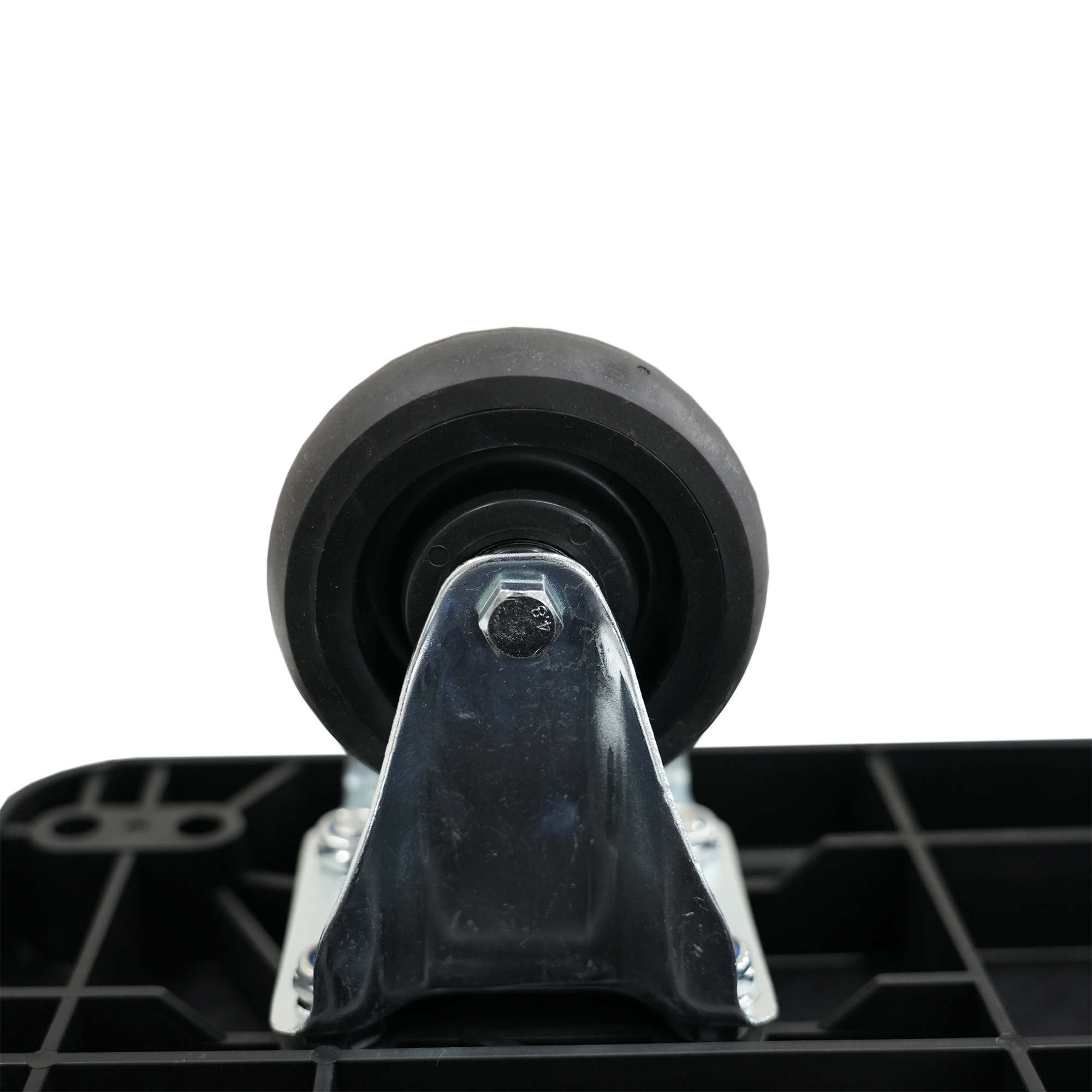 Foldable Platform Push Hand Truck Cart, 440 Lbs. Weight Capacity, 2 Swivel Brake Wheels 3