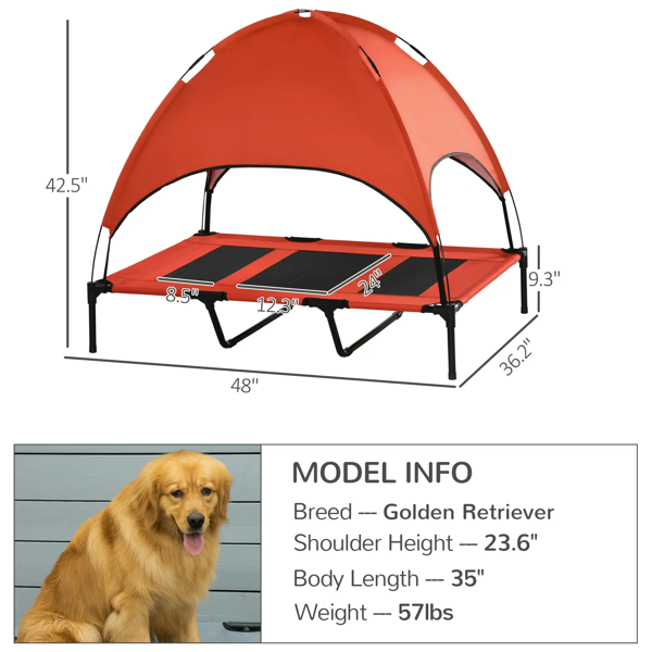 Dog Cot Cooling Pet Bed
