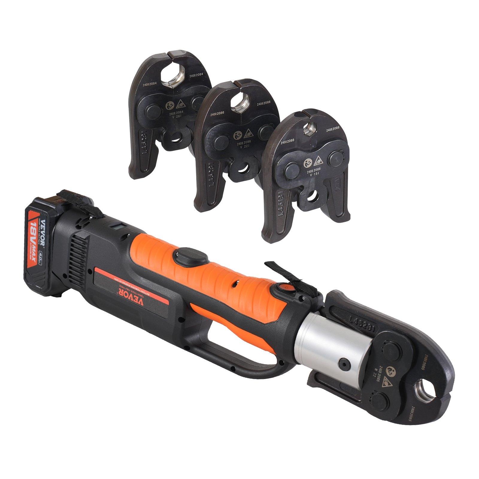 VEVOR Hydraulik-Presswerkzeug und Akku-Set, professionelles elektrisches Rohrverpresswerkzeug mit V15-, V22- und V28-Matrizen_voghion.com