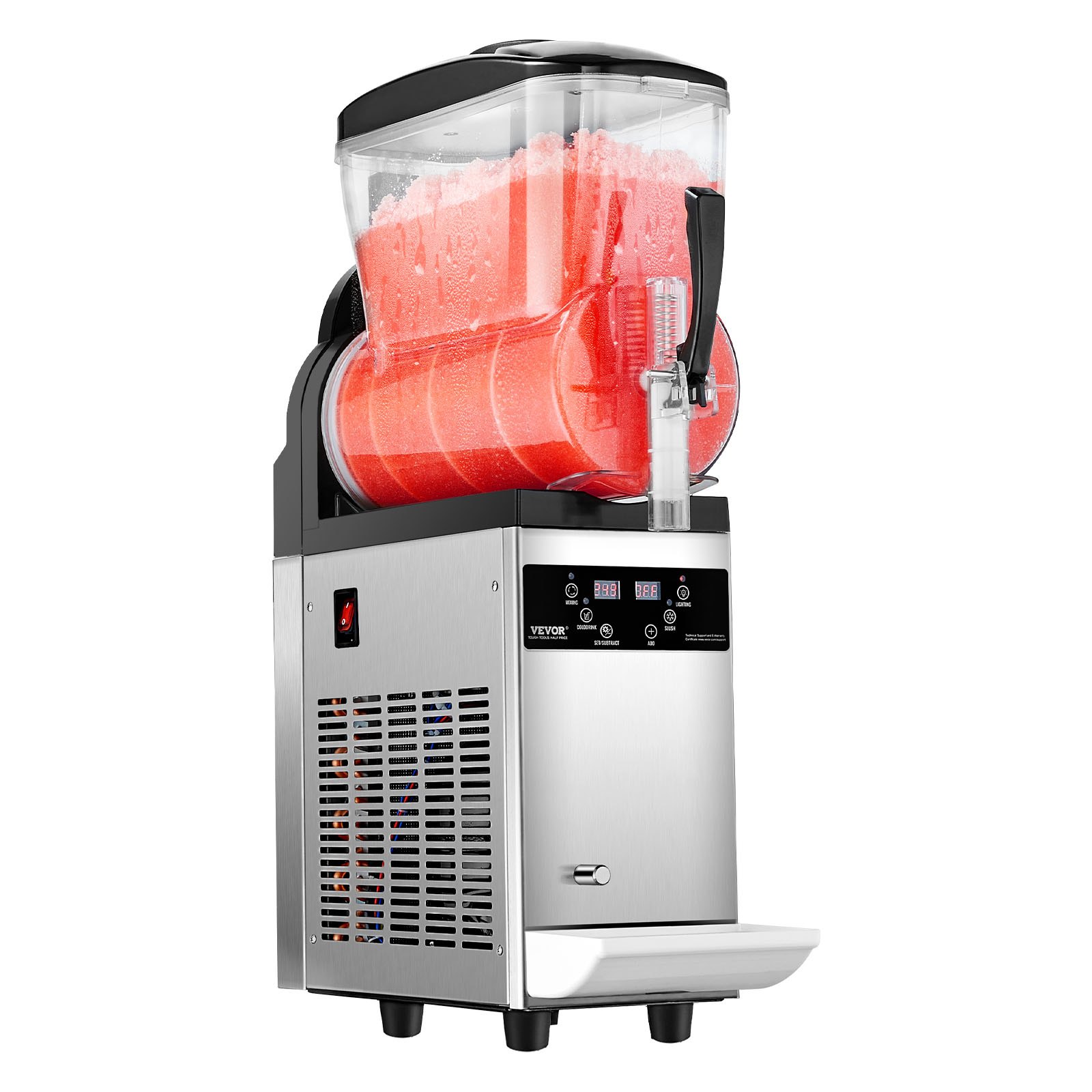 Machine À Granité Professionnelle 12l Bac Unique Pour Café Restaurant_voghion.com