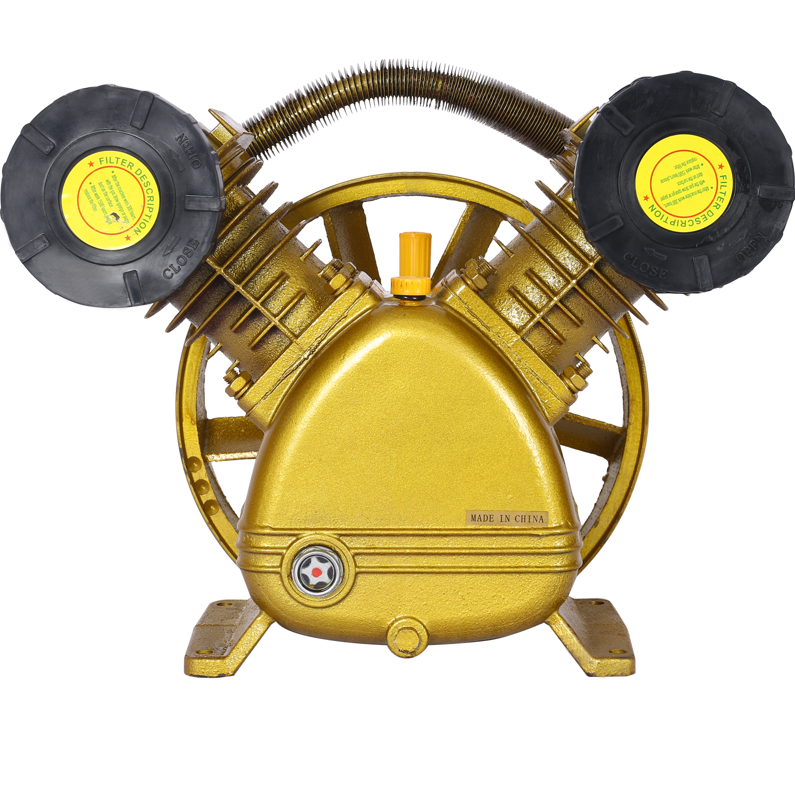 5.5HP  Air Compressor  Head 21CFM  ,115 PSI V-Type Dual-Cylinder Air Compressor  Head 2PISTON 6