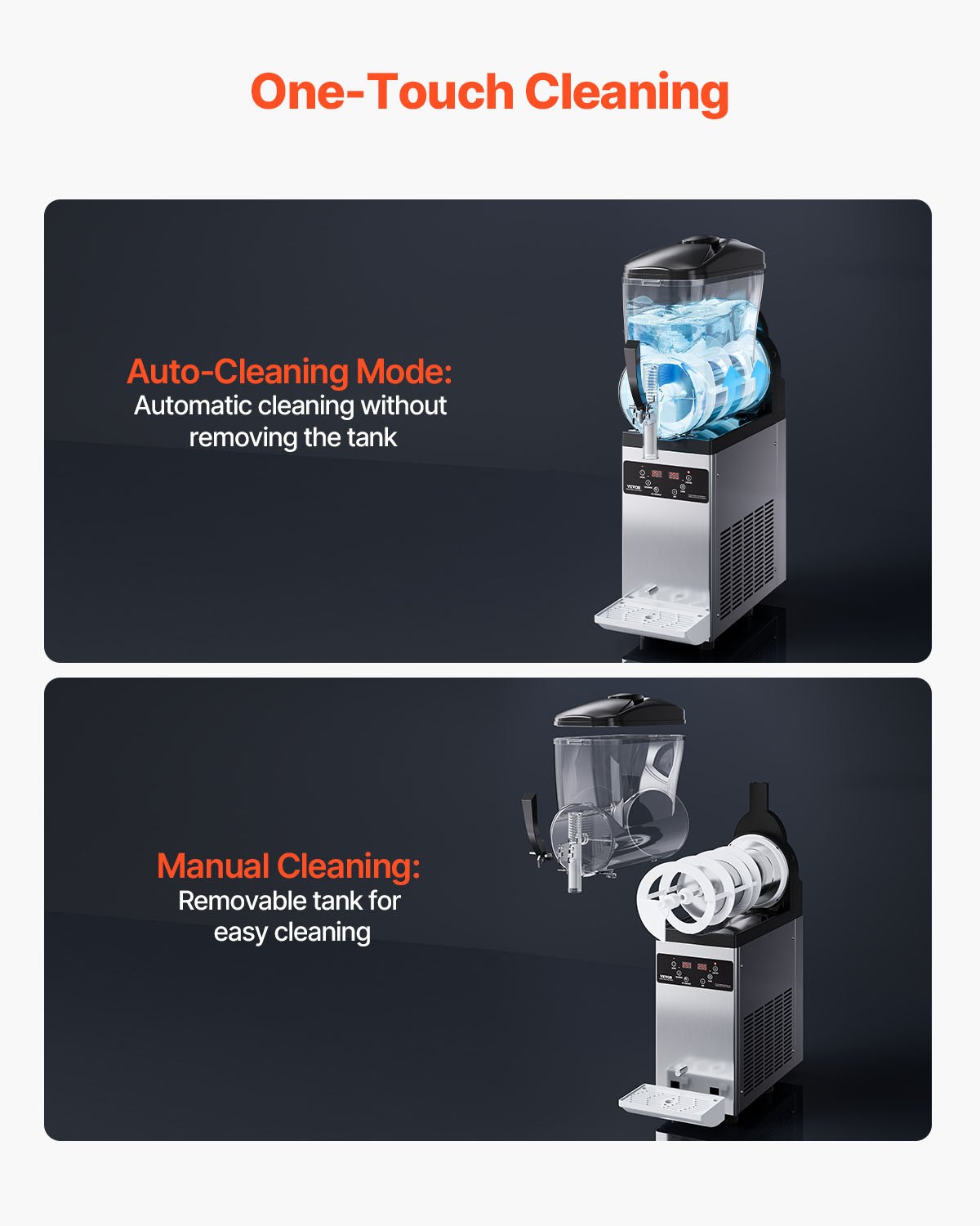 Machine À Granité Professionnelle 12l Bac Unique Pour Café Restaurant_voghion.com