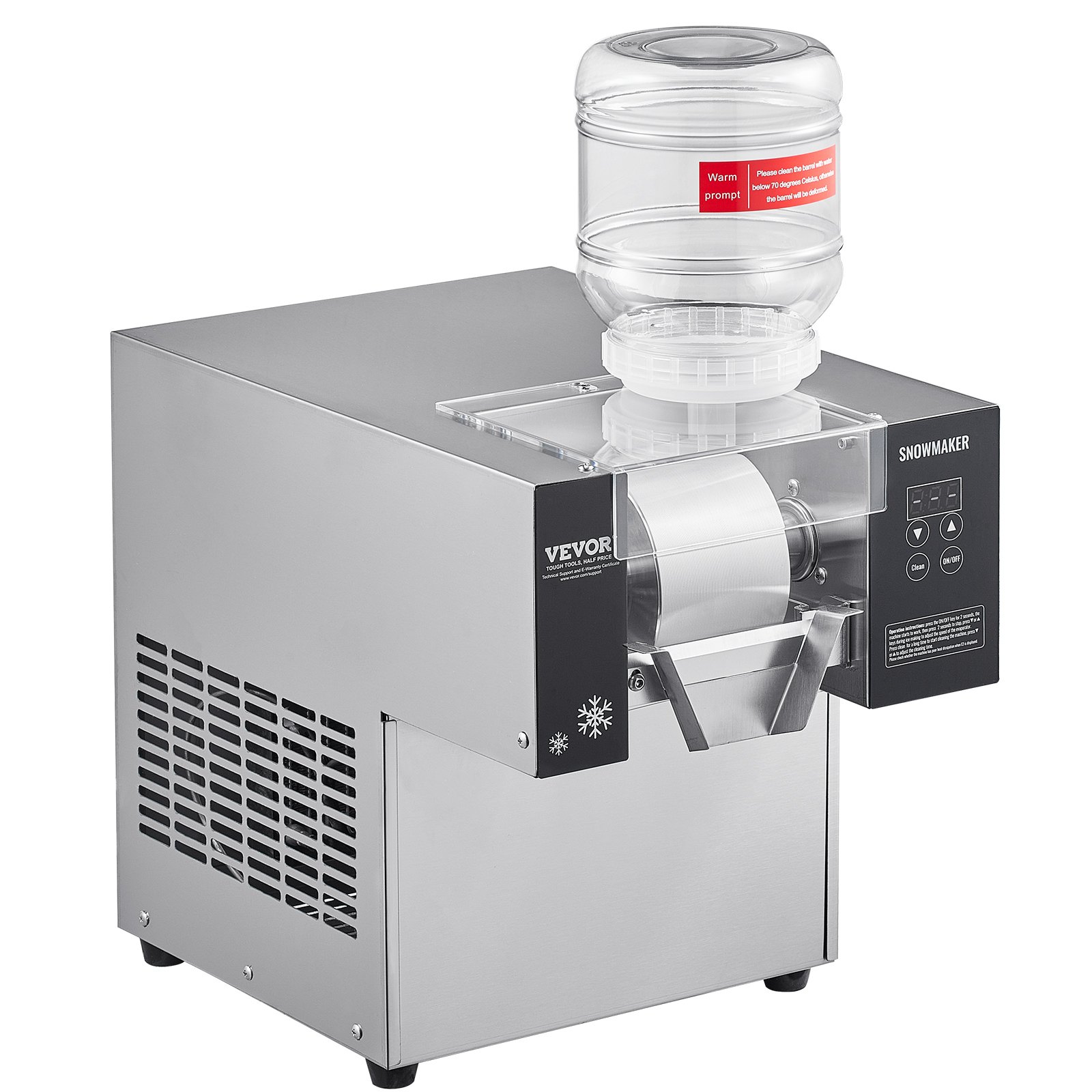 Professional Snow Cone Maker Commercial Ice Shaving Machine_voghion.com