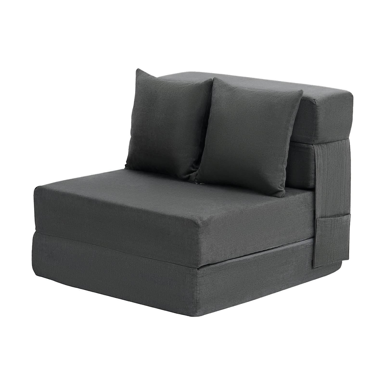 Schlafsofa Mit 2 Kissen Und Waschbarem Memory-foam-bezug_voghion.com