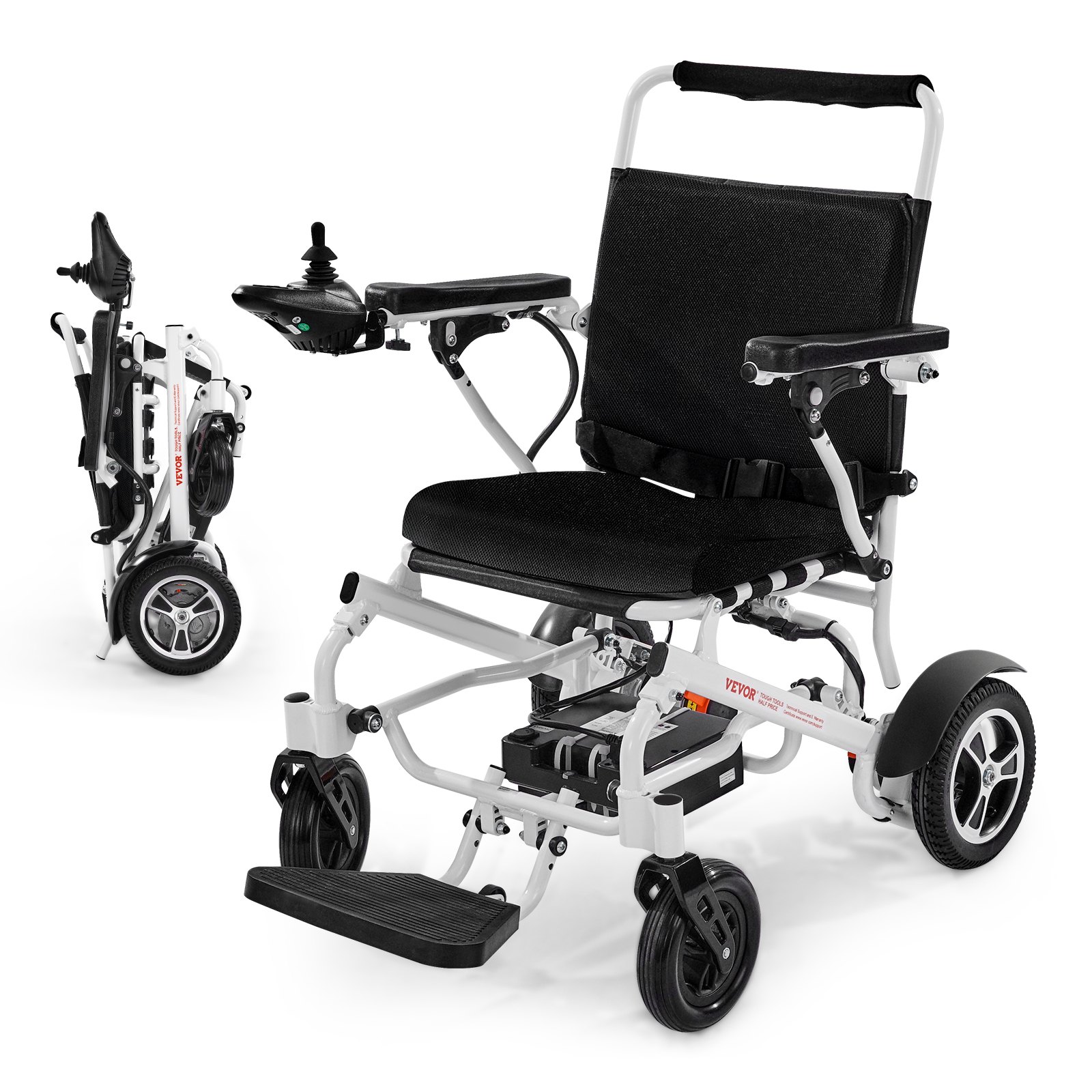 Rollstuhl Elektrisch Faltbar, 136 Kg, Medizinischer Roller, 21 Km Reichweite, Elektrorollstuhl, E-Rollstuhl Mit Tragbarem 53-cm-Sitz Für Senioren & Behinderte, Leicht Zu Transportieren
