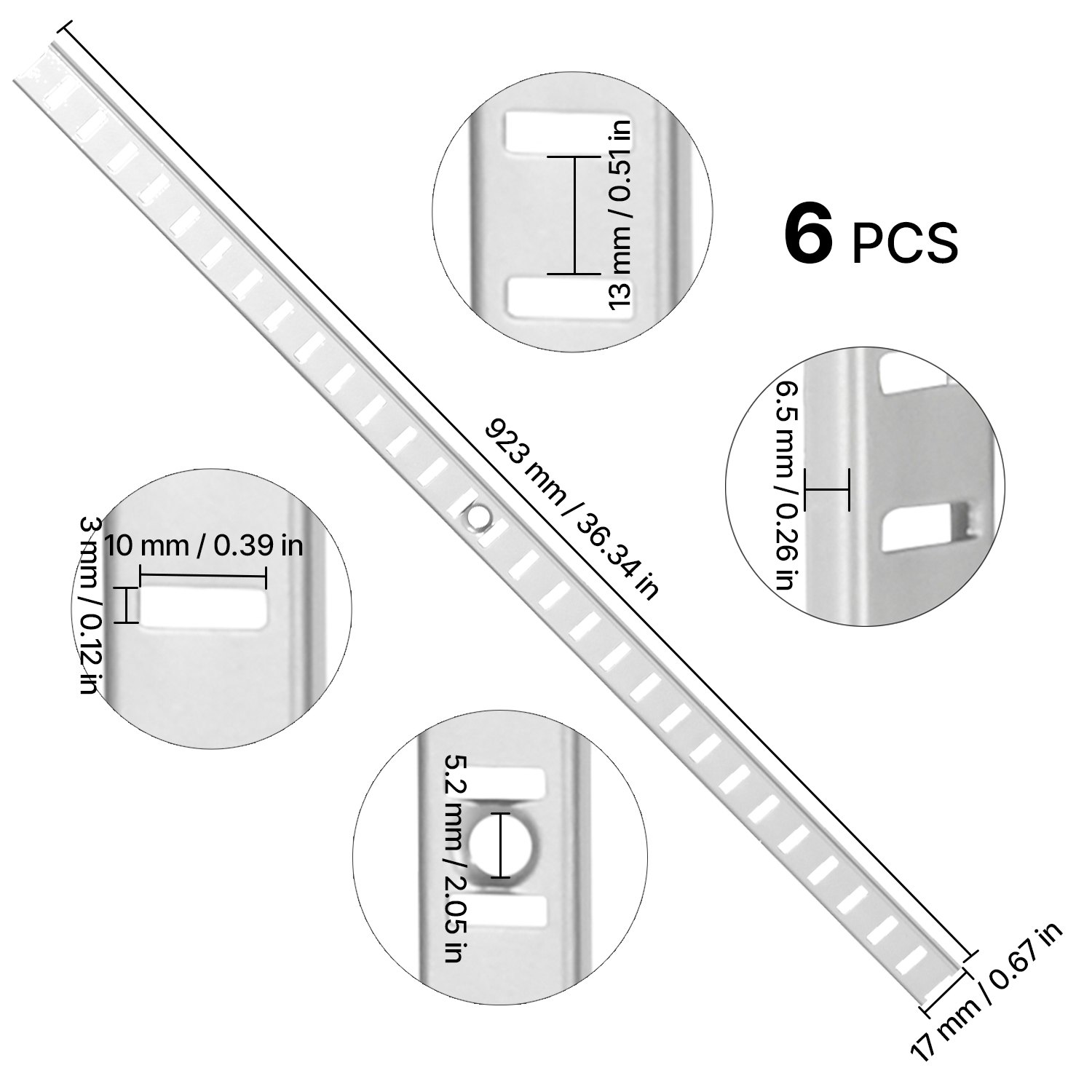 Verstellbare Regalträger Aus Stahl Für Regalsysteme 6er Pack_voghion.com