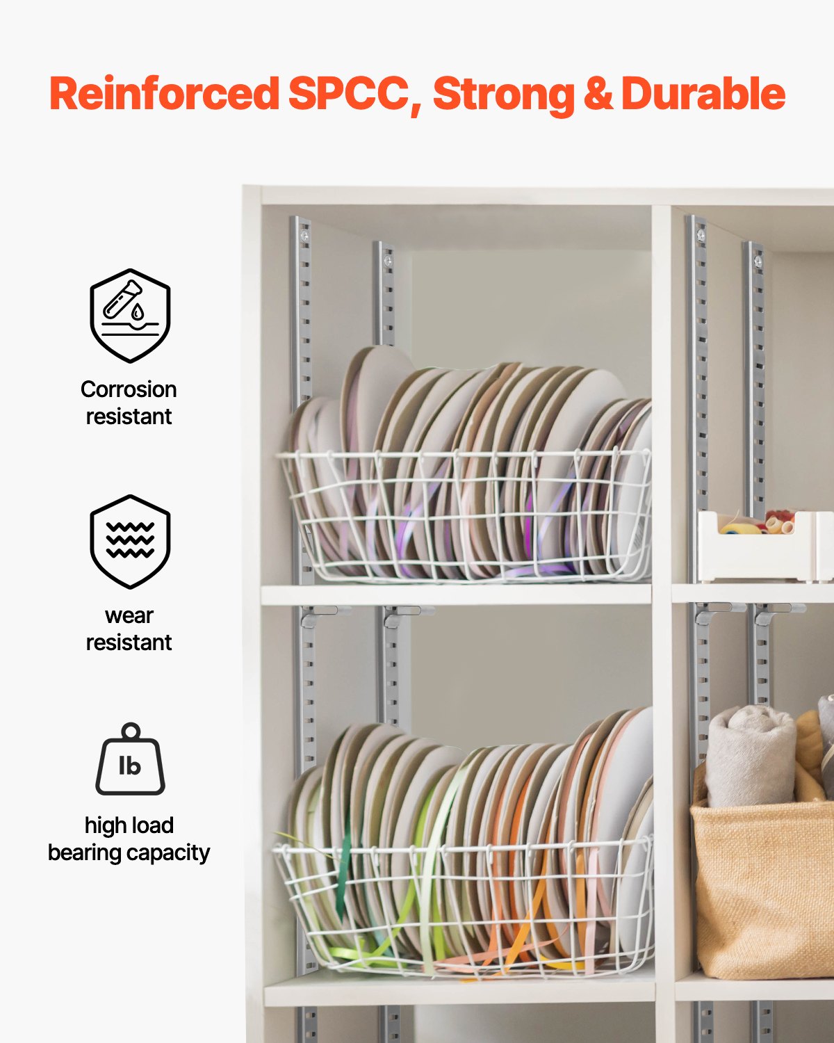 Verstellbare Regalträger Aus Stahl Für Regalsysteme 6er Pack_voghion.com