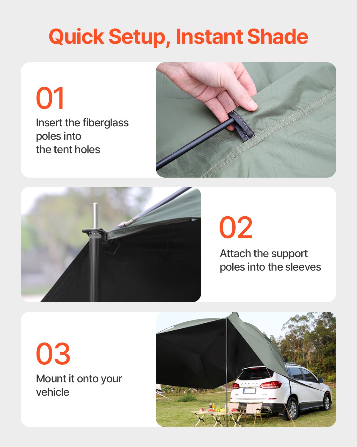Sonnensegel Für Wohnwagen Und Wohnmobil Uv-schutz Markise Camping_voghion.com