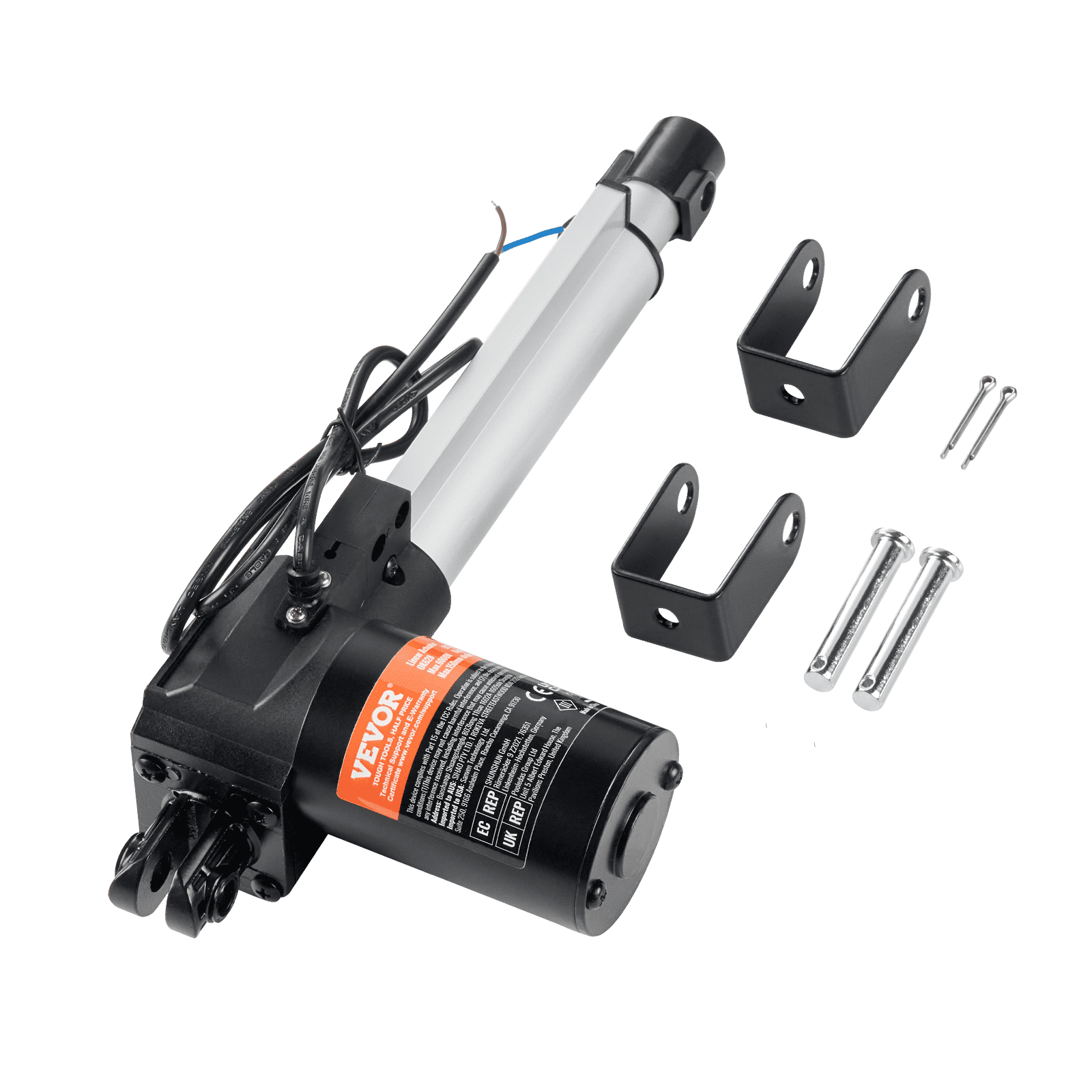 6000N Linear Actuator DC 12V Linearantrieb IP44 Elektrischer Linearmotor 150mm Hublänge Geräuschpegel ≤50dB Elektrische Türöffner 5mm/s Fahrgeschwindigkeit Lineartechnik Verstellantrieb - Image 1