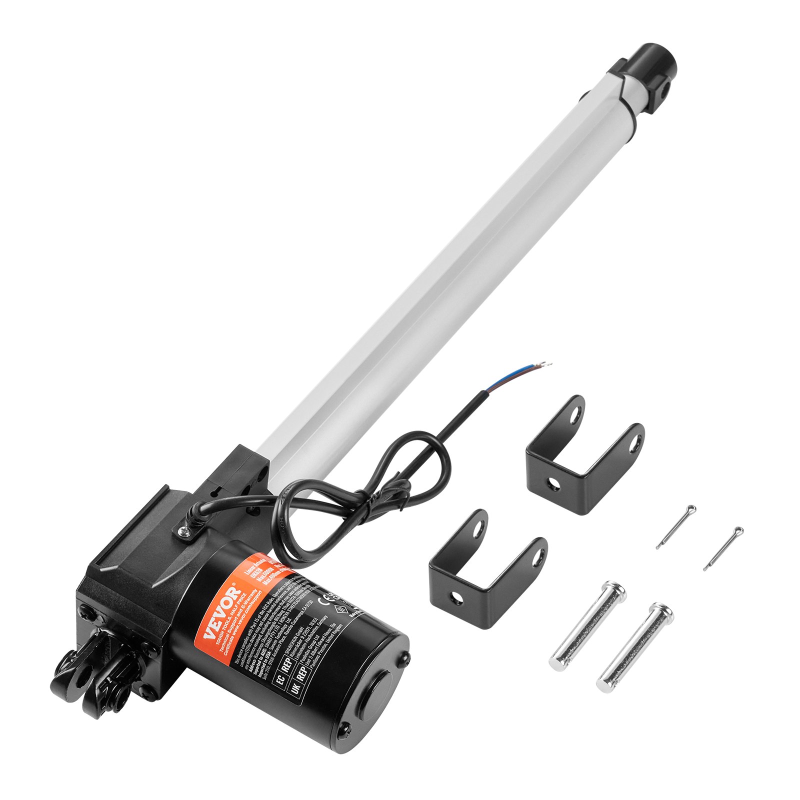 6000N Linear Actuator DC 12V Linearantrieb IP44 Elektrischer Linearmotor 350mm Hublänge Geräuschpegel ≤50dB Elektrische Türöffner 5mm/s Fahrgeschwindigkeit Lineartechnik Verstellantrieb - Image 1