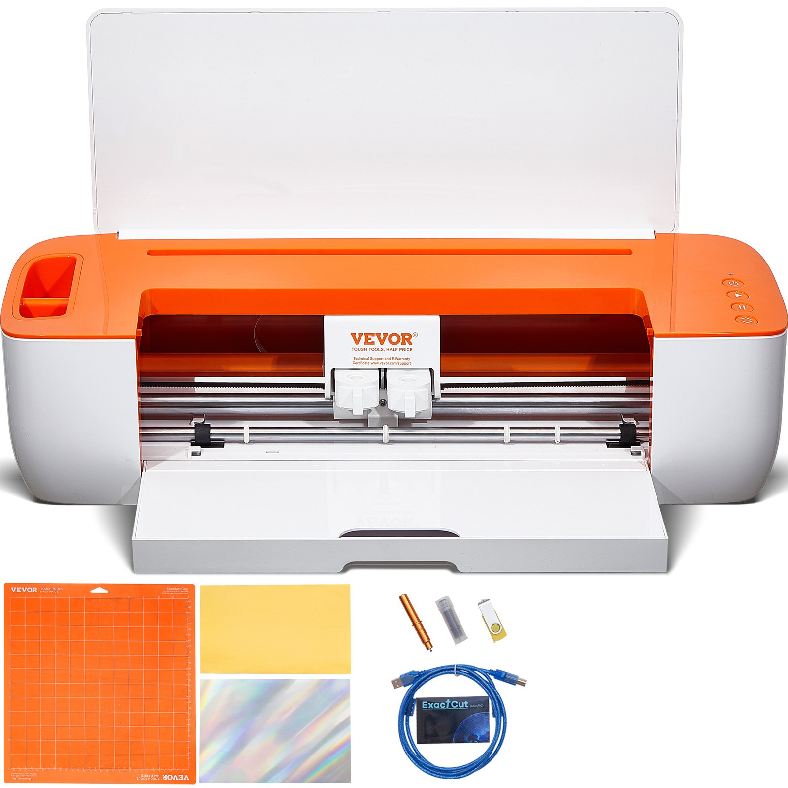 Vinyl-Schneidemaschine, DIY-Schneidemaschine Mit Bluetooth-Konnektivität, Kompatibel Mit IOS, Android, Windows & Mac, Umfangreiche Designs Enthalten, Individuelle Karten, Heimdekoration