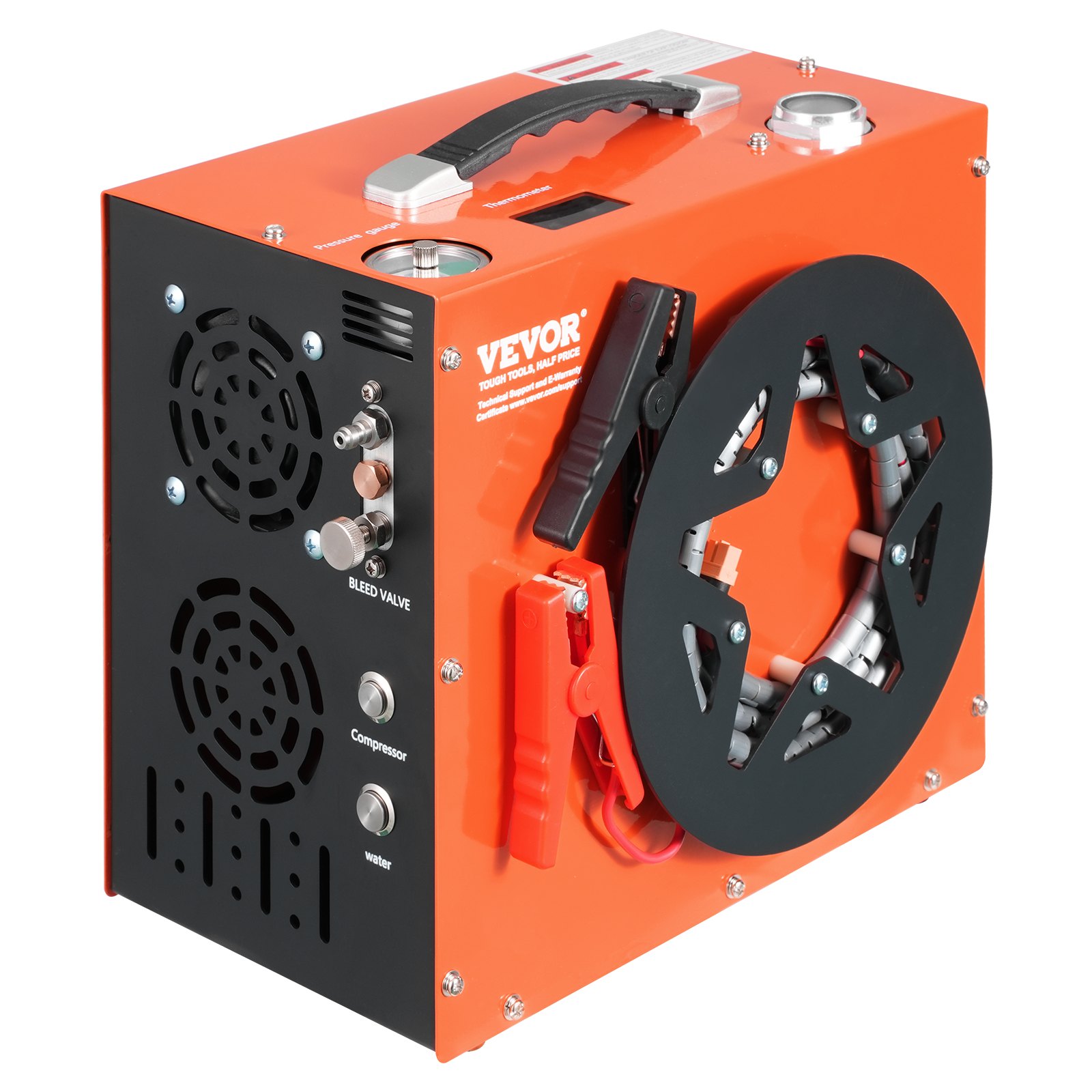 PCP-Luftkompressor, 4500 PSI/30 MPa Tragbarer PCP-Luftgewehrkompressor – Eingebautes Wasser- Und Lüfterkühlsystem, Auto-Stopp DC12 V/AC230 V Paintball-Tankkompressor Für Luftgewehr, Tauchflasche - Image 1