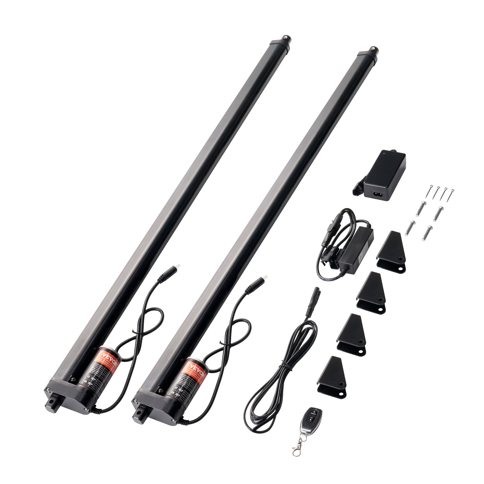 2Stk. 12V Linearaktuator-Kit 76,2cm 0,89cm/s 99,79kg/1000N IP54-Schutz - Image 1