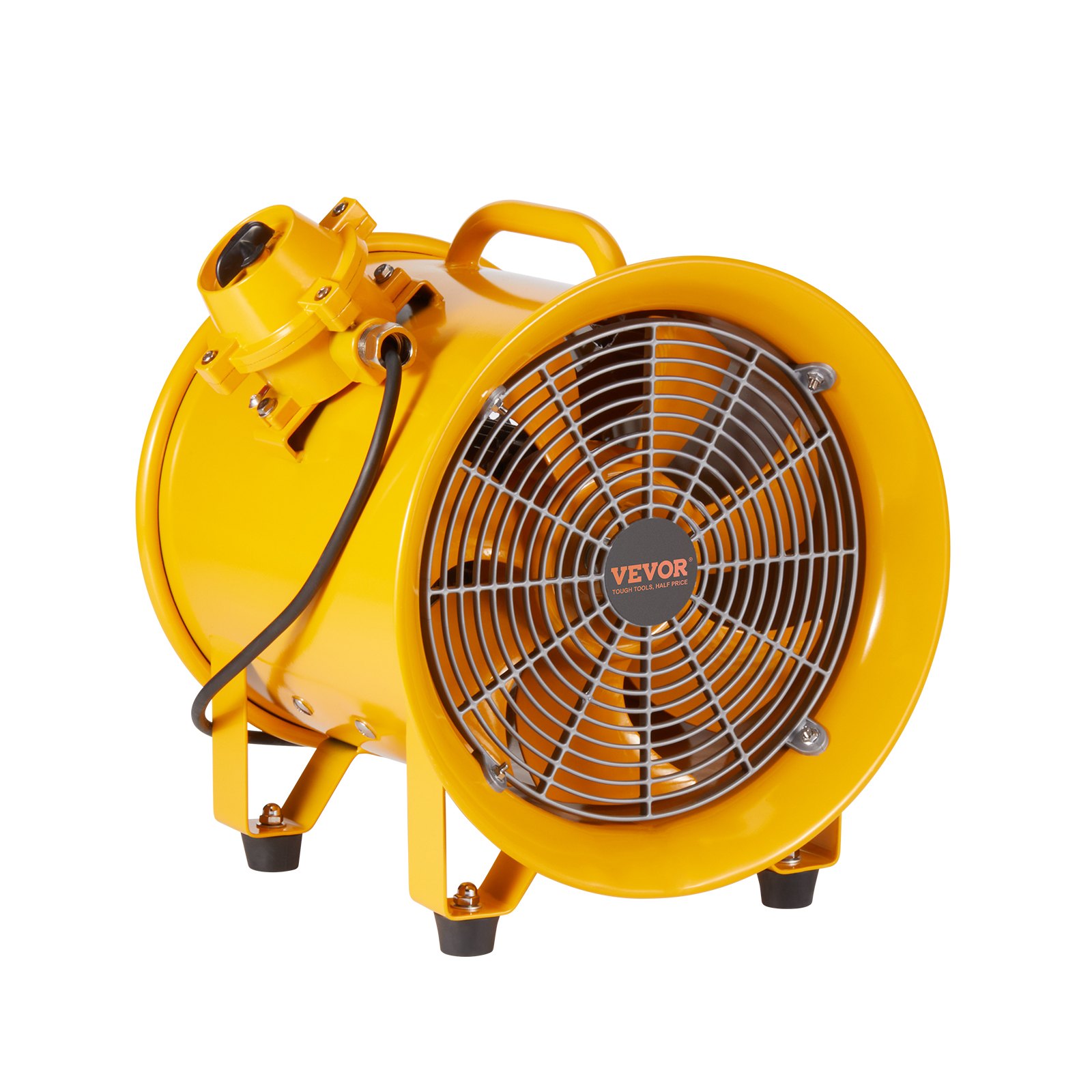 Bauventilator 550-W-AC-Motor Baugebläse 2850 U/min Baulüfter Gebläse 1179 L/s (2500 CFM) Axiallüfter 3 M Netzkabel Axialgebläse 75 DB Geräuschpegel Industrielüfter IP44 - Image 1