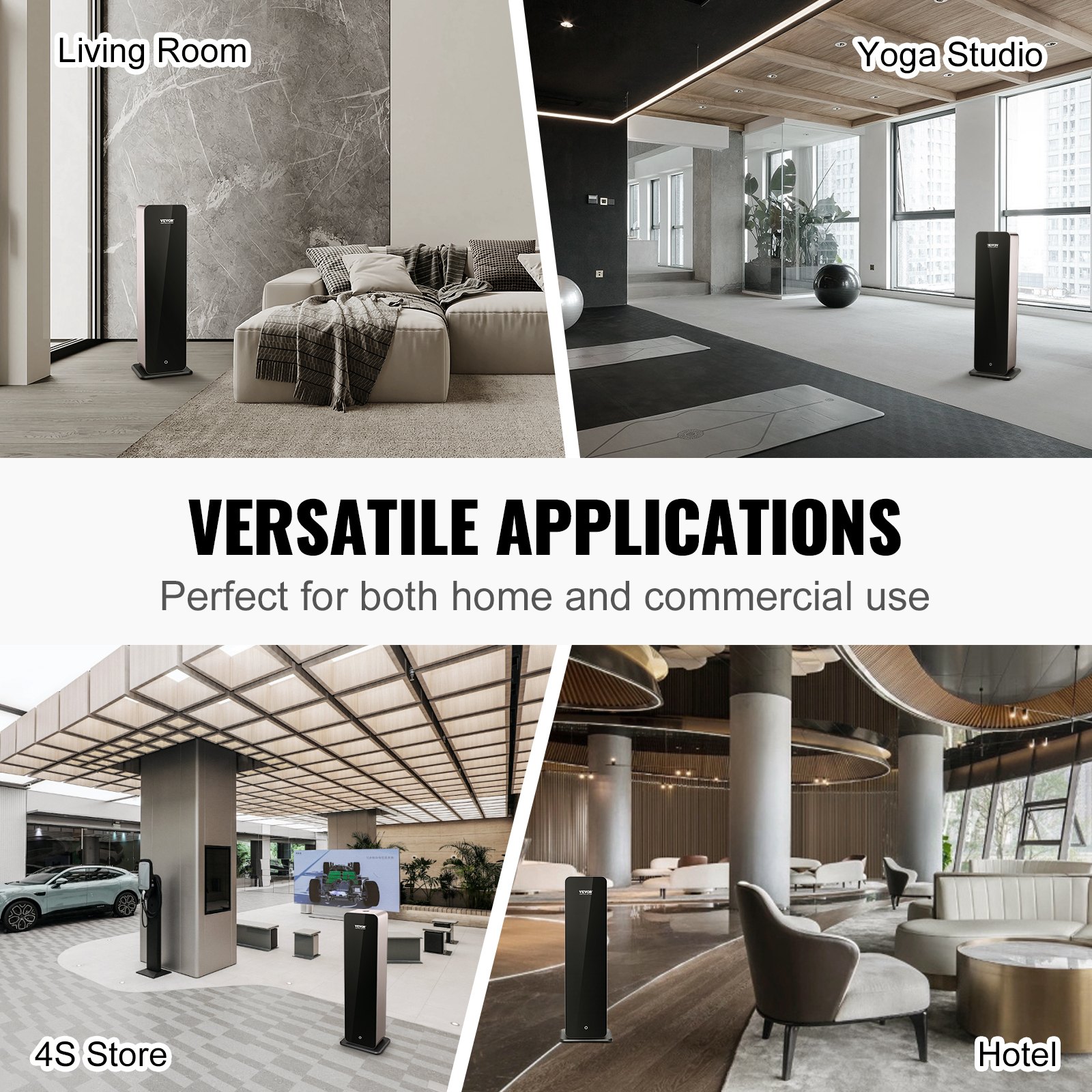 Duft-Lufterfrischer 950 ml Bluetooth-Kaltluftdiffusor 279 m² Wasserlos_voghion.com