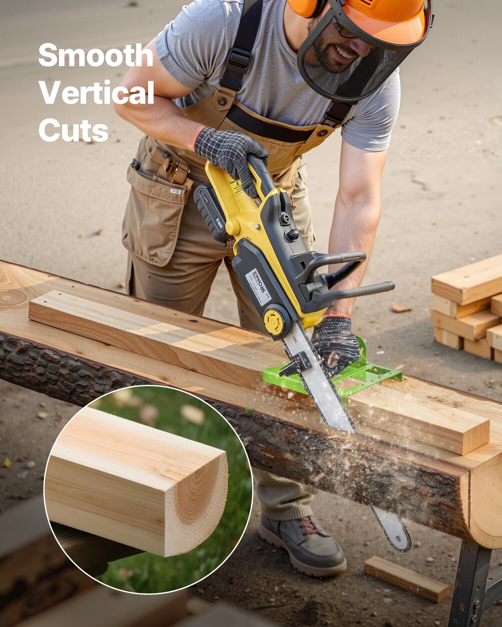 Chainsaw Guide For Wood Cutting Vertical Timber Sawing Tool_voghion.com