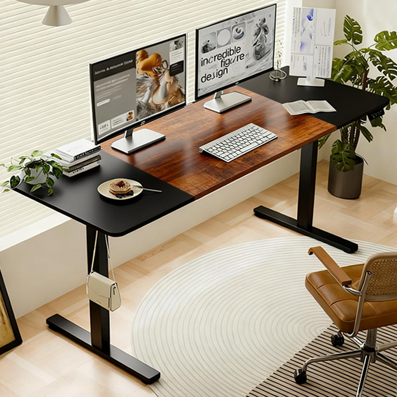 Electric Standing Desk Height Adjustable Desk For Home And Office Computer Table Gaming Desk Modern Luxiury Table 55 Lift-up Desk