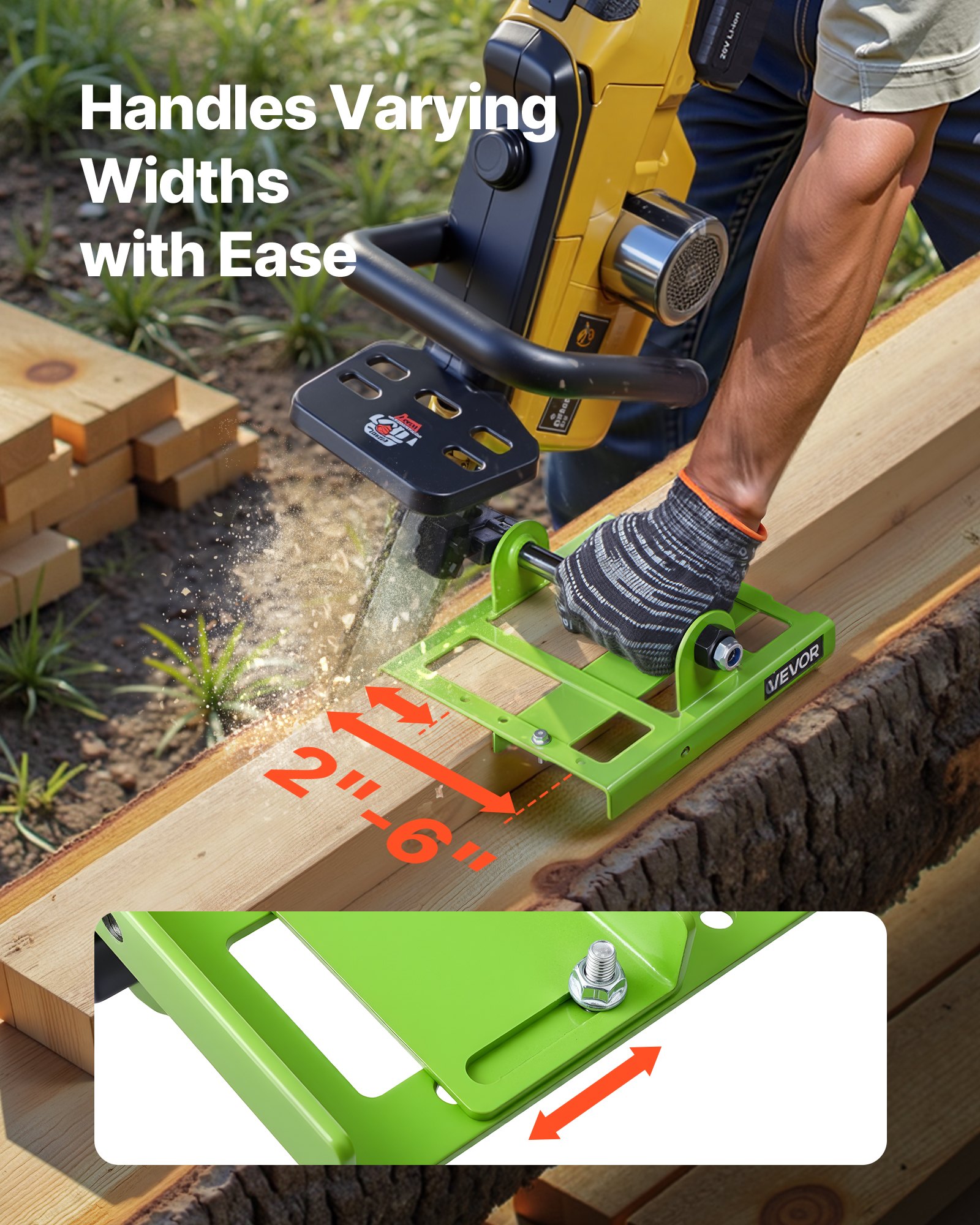 Chainsaw Guide For Wood Cutting Vertical Timber Sawing Tool_voghion.com