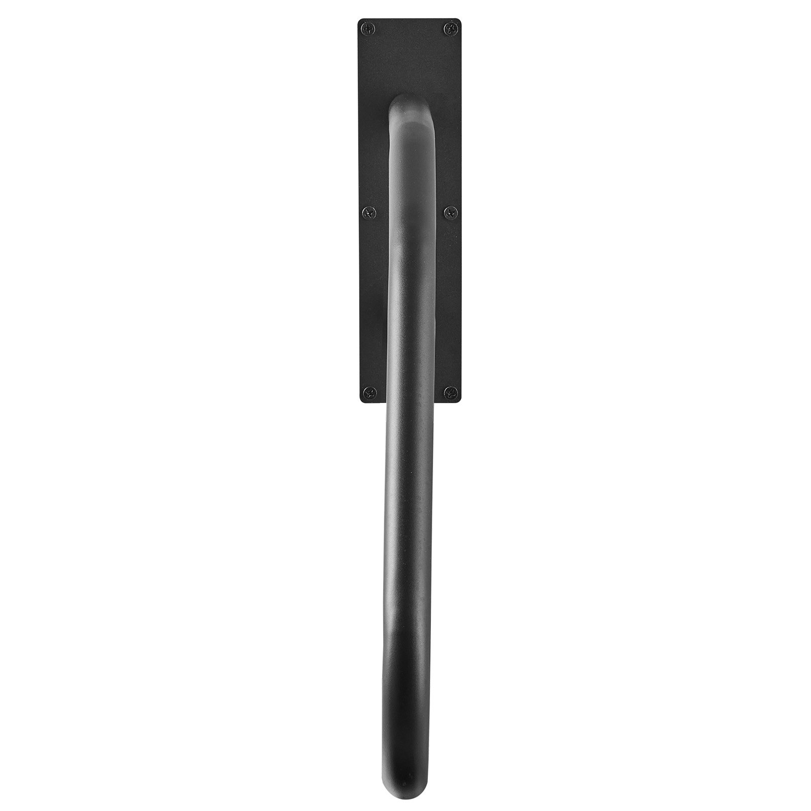 Handrail For Outdoor Steps Wall Mounted U-shaped Matte Black_voghion.com