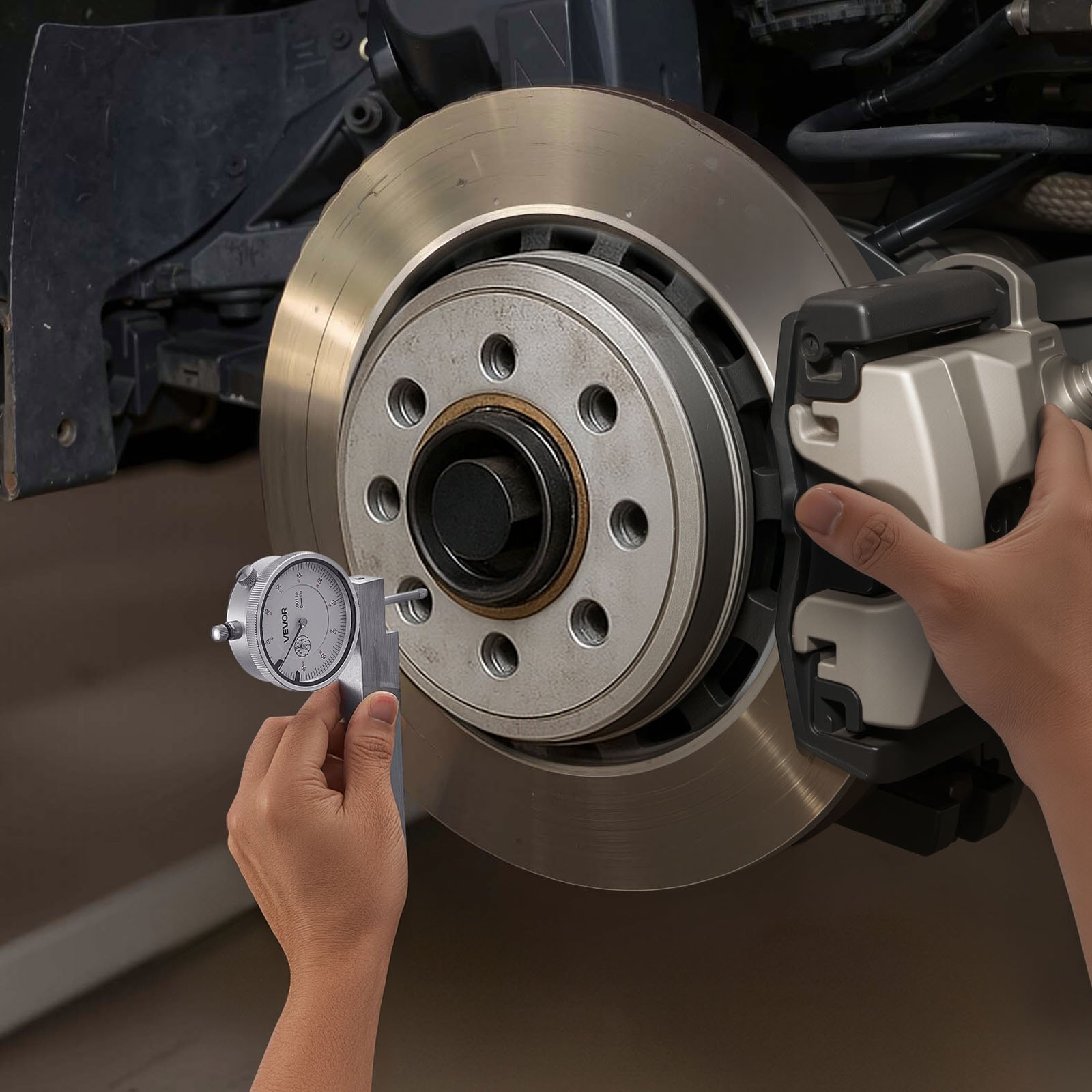 Messuhr mit Metallsockel003 mm Genauigkeit 0–25_voghion.com