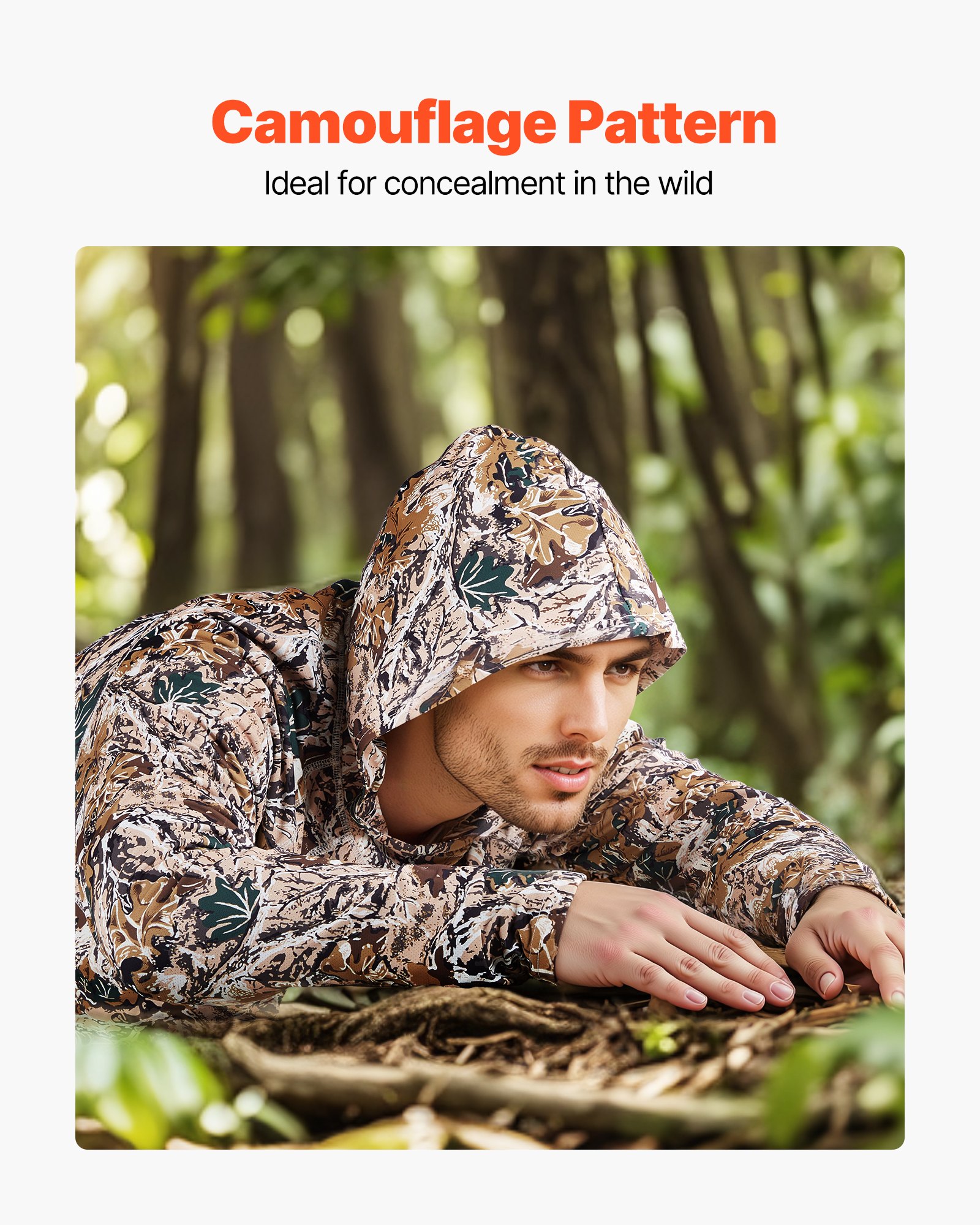 Herren-Kapuzenpullover, feuchtigkeitsableitend und atmungsaktiv, schnelltrocknend, ideal für Outdoor-Arbeiten im Frühling und Sommer, Größe S, Camouflage_voghion.com