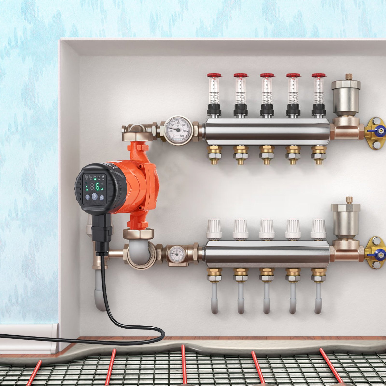 Hocheffiziente Heizungspumpe Mit Ecm-permanentmagnetmotor_voghion.com