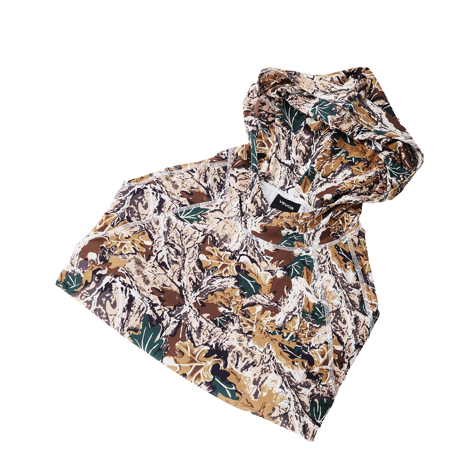 Herren-Kapuzenpullover, feuchtigkeitsableitend und atmungsaktiv, schnelltrocknend, ideal für Outdoor-Arbeiten im Frühling und Sommer, Größe S, Camouflage_voghion.com