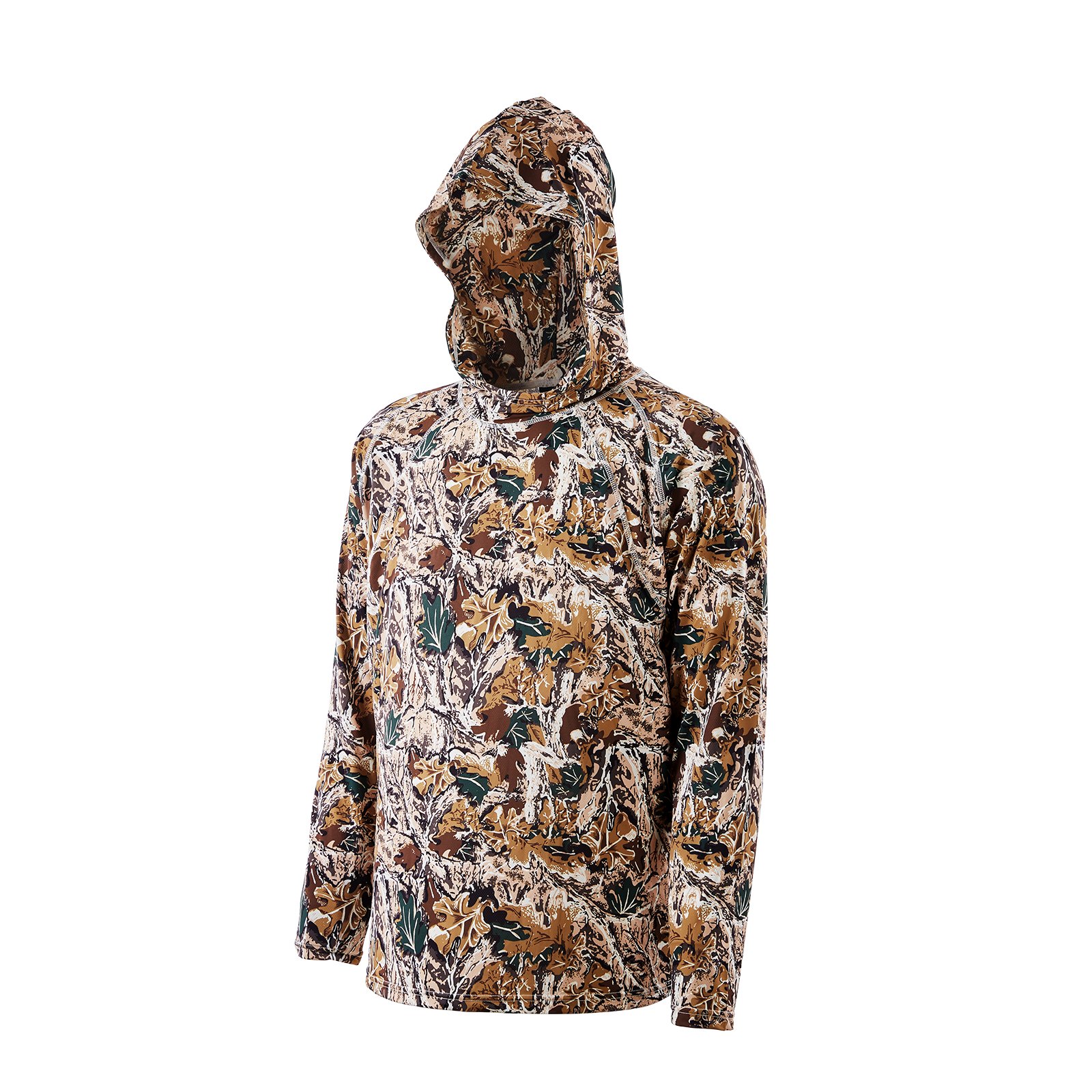 Herren-Kapuzenpullover, feuchtigkeitsableitend und atmungsaktiv, schnelltrocknend, ideal für Outdoor-Arbeiten im Frühling und Sommer, Größe S, Camouflage_voghion.com