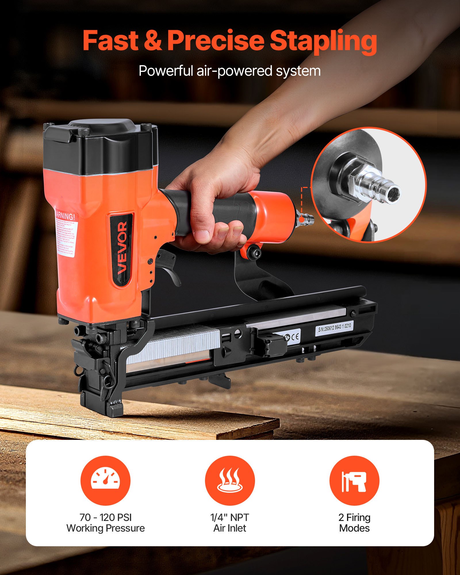 Druckluftnagler264 Mm Breite Krone Drucklufttacker_voghion.com